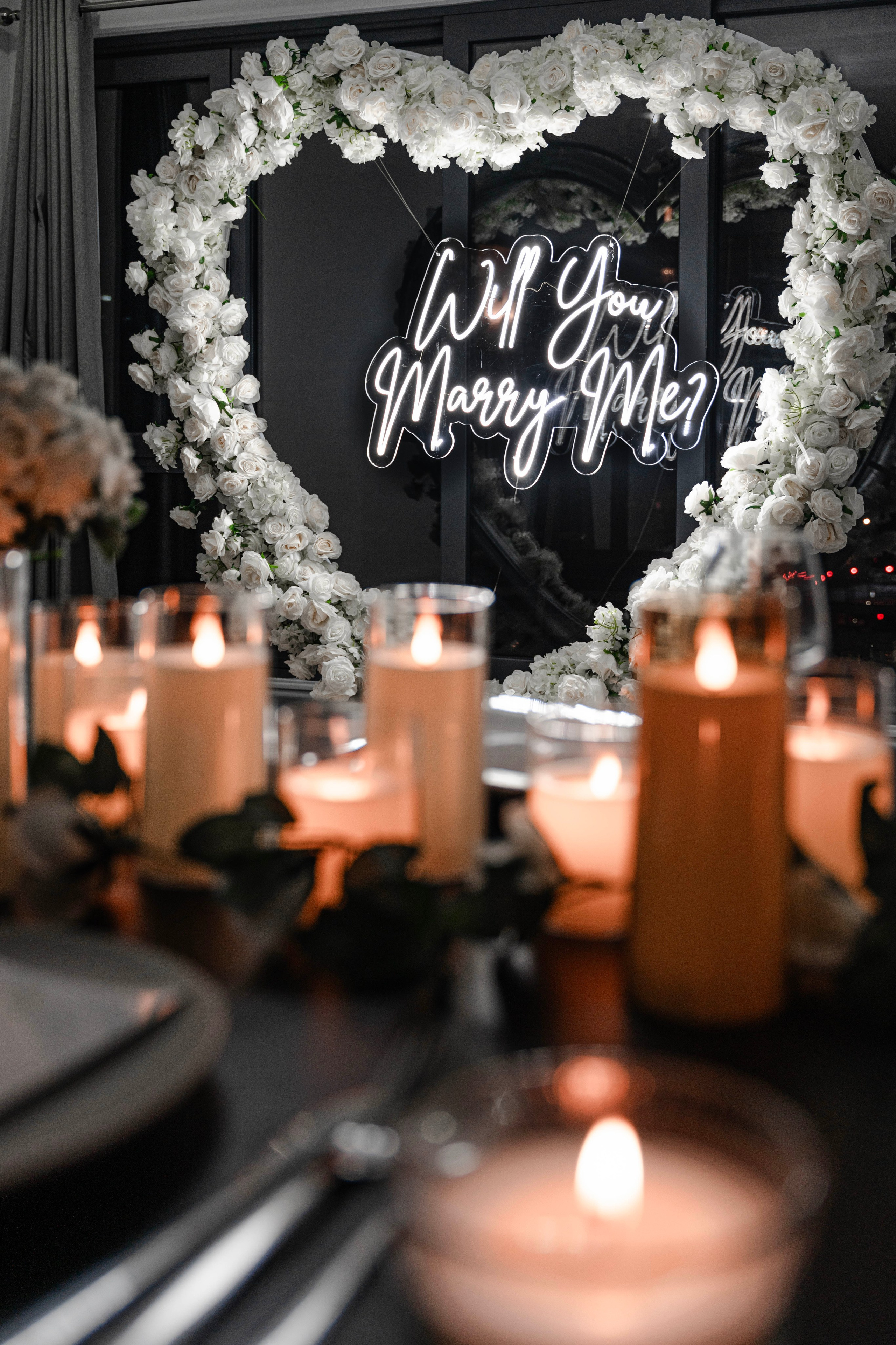 Proposal Private dinner. Tonya Kyrylenko photographer in London