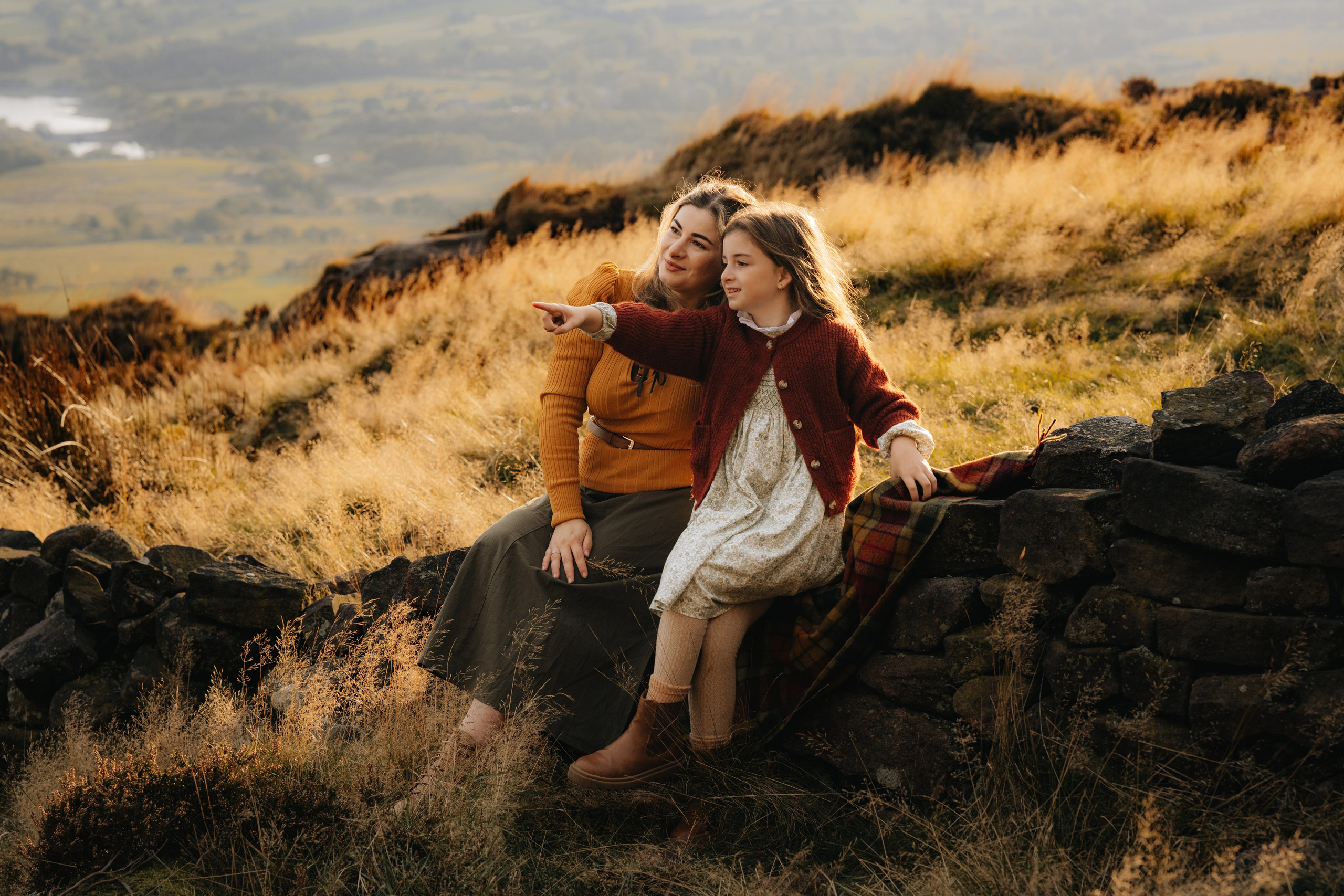 Mommy and me, Peak District. Tania Gandrabur, photographer in West Midlands, England