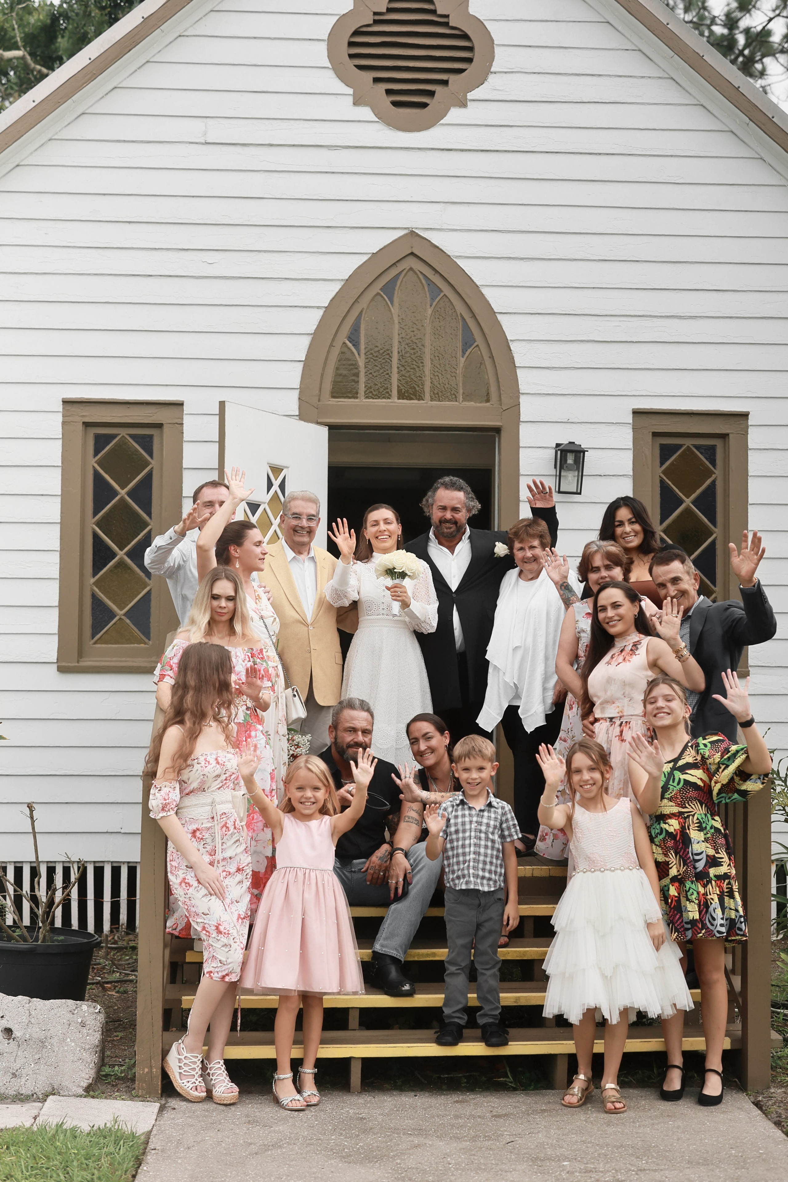 Intimate Church Wedding in Sarasota, Florida. Wedding and family photographer Olga Belianskaia