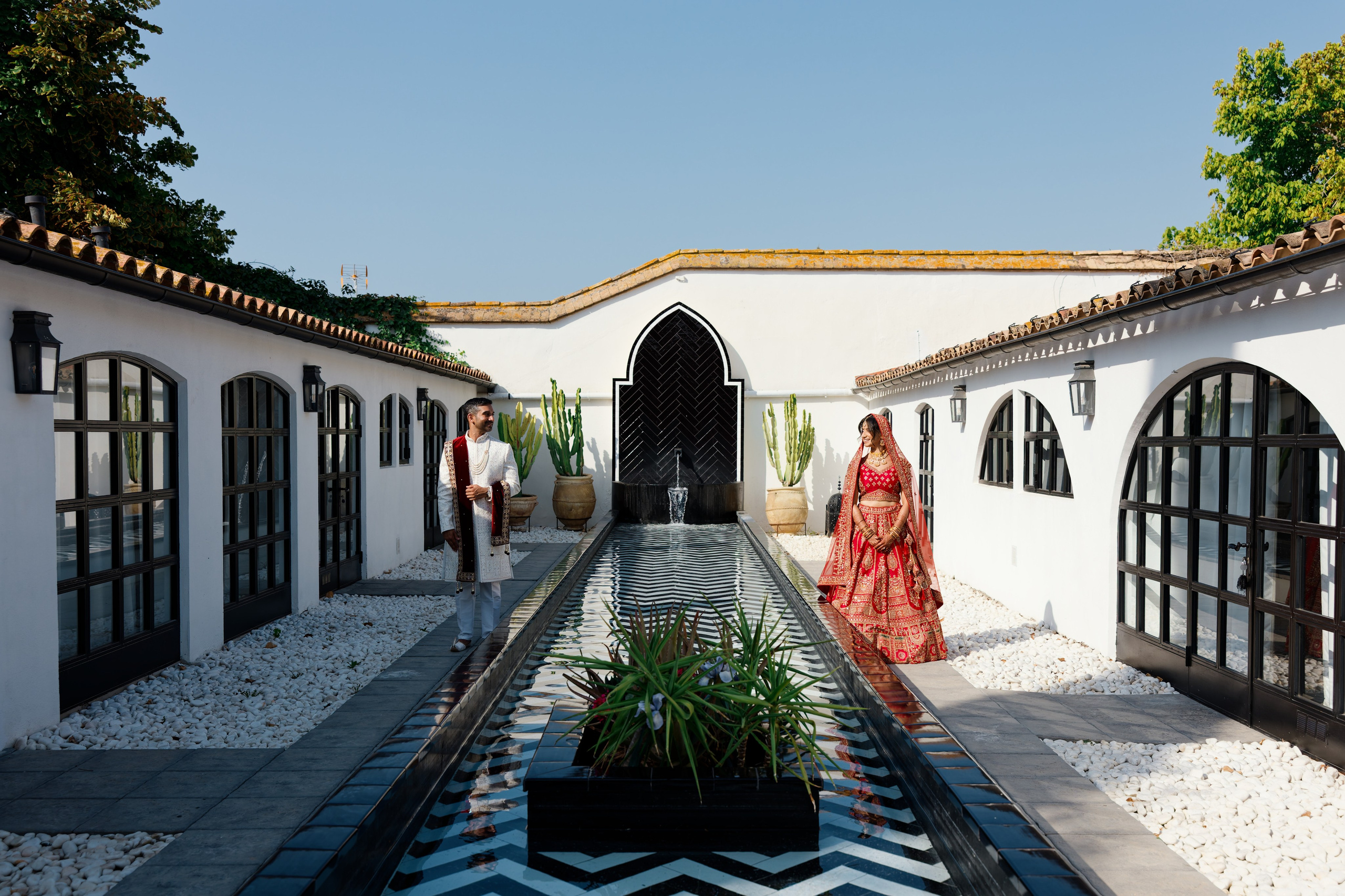 Indian wedding at Gran Villa Rosa, Barcelona