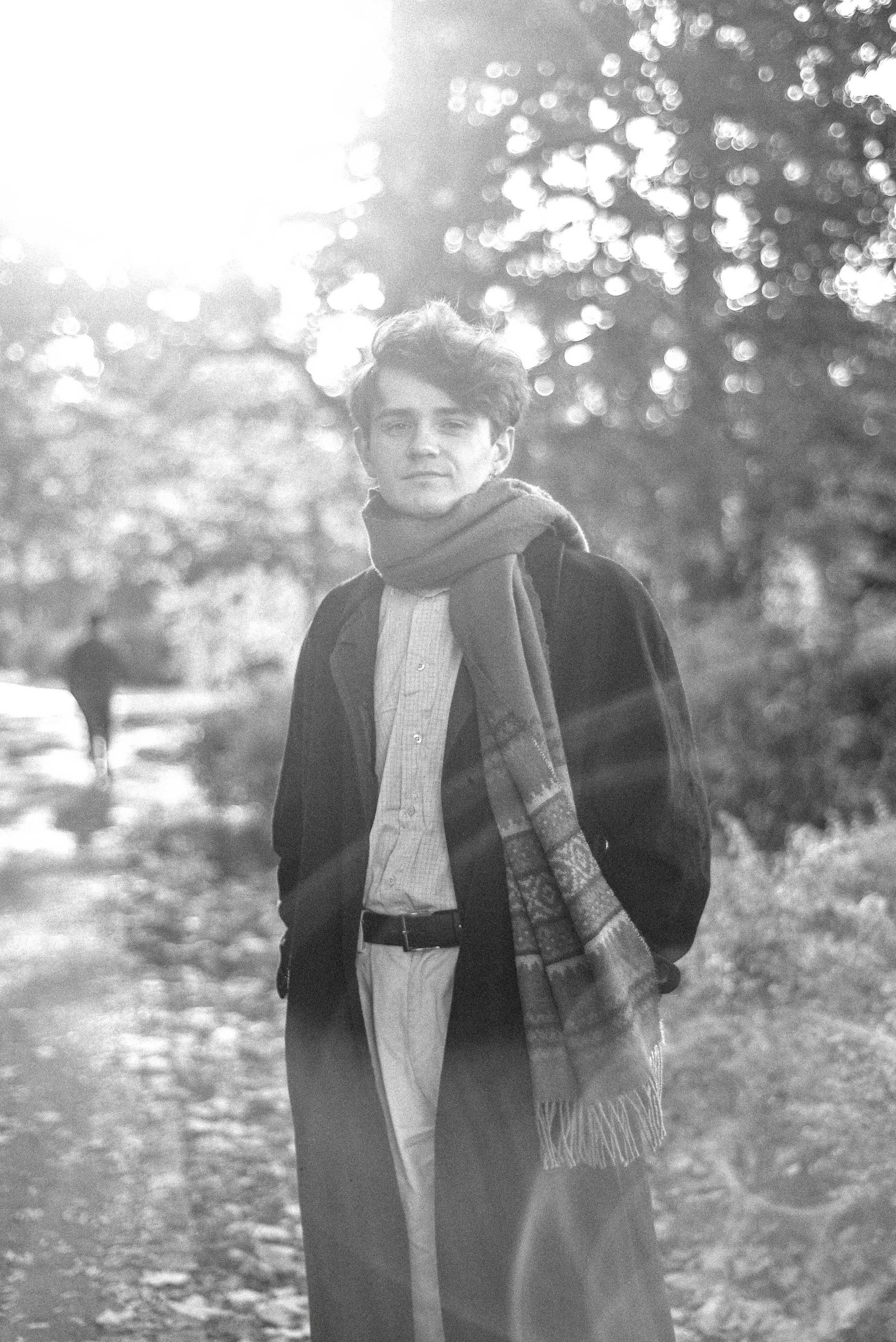 Guy in the park. HOME