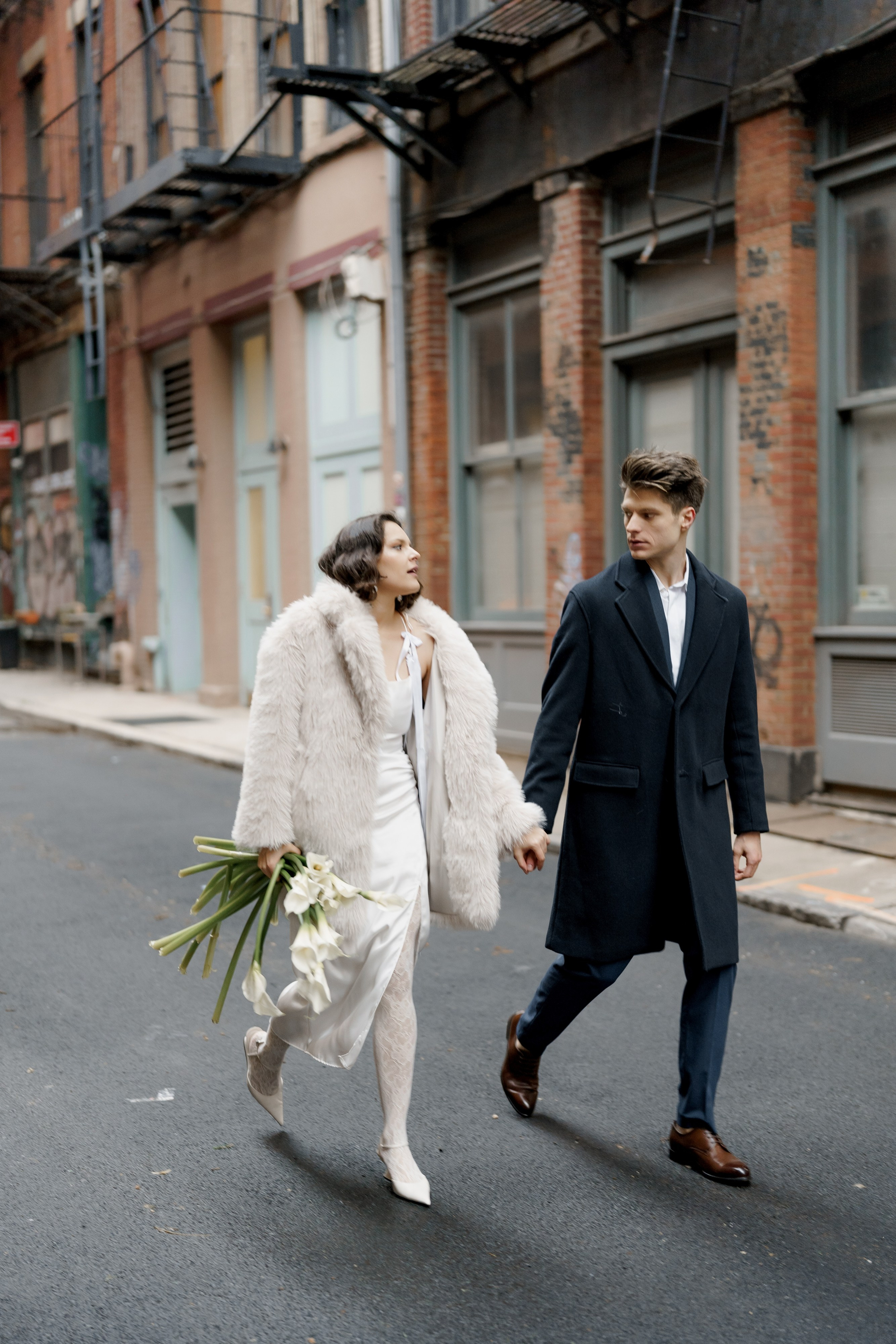 Alina and Dan’s Bold and Stylish Engagement Shoot. Wedding photographer and videographer New York | New Jersey