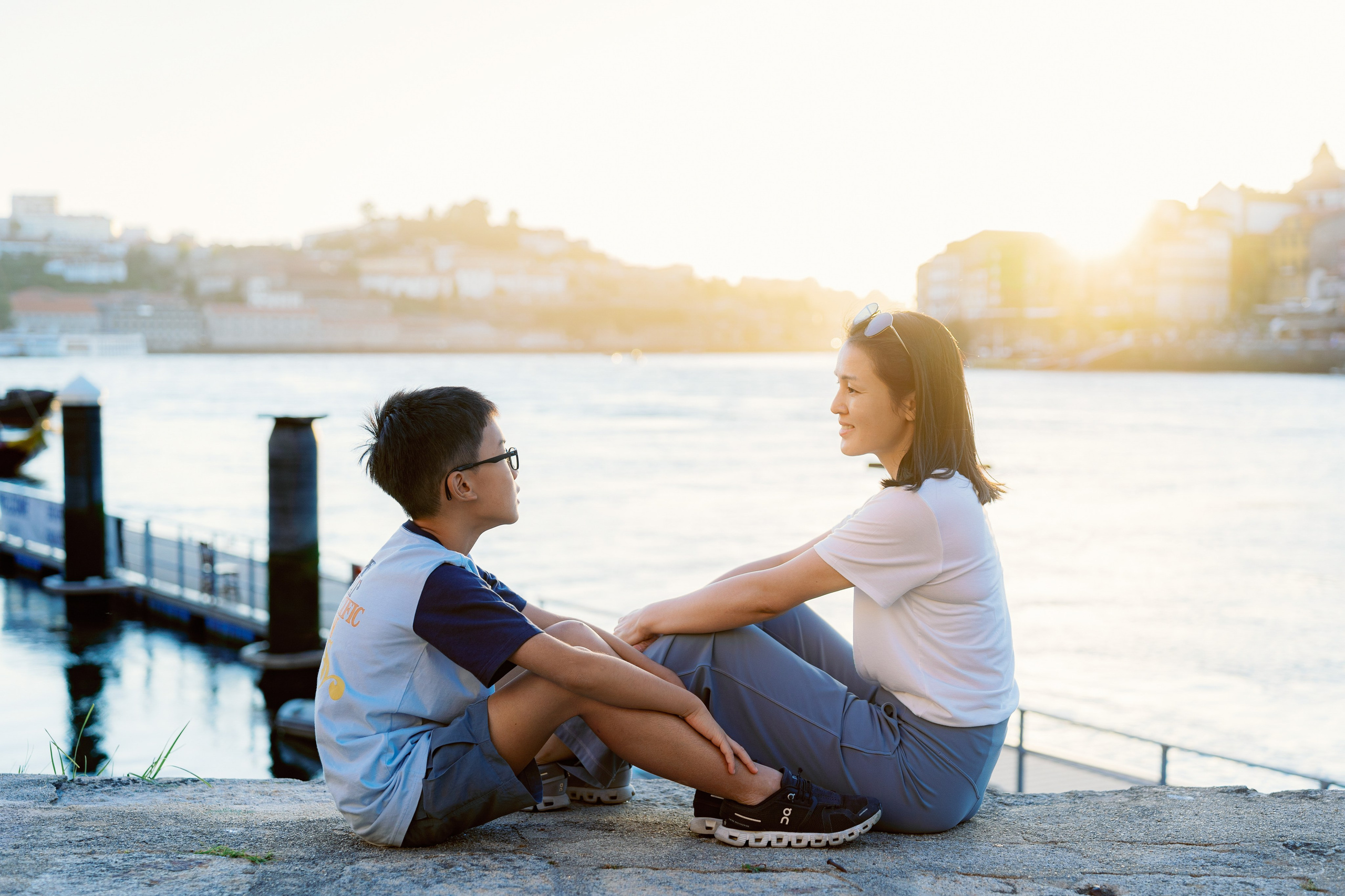Мама и сын в Порту. Фотограф в Португалии Полина Готовая