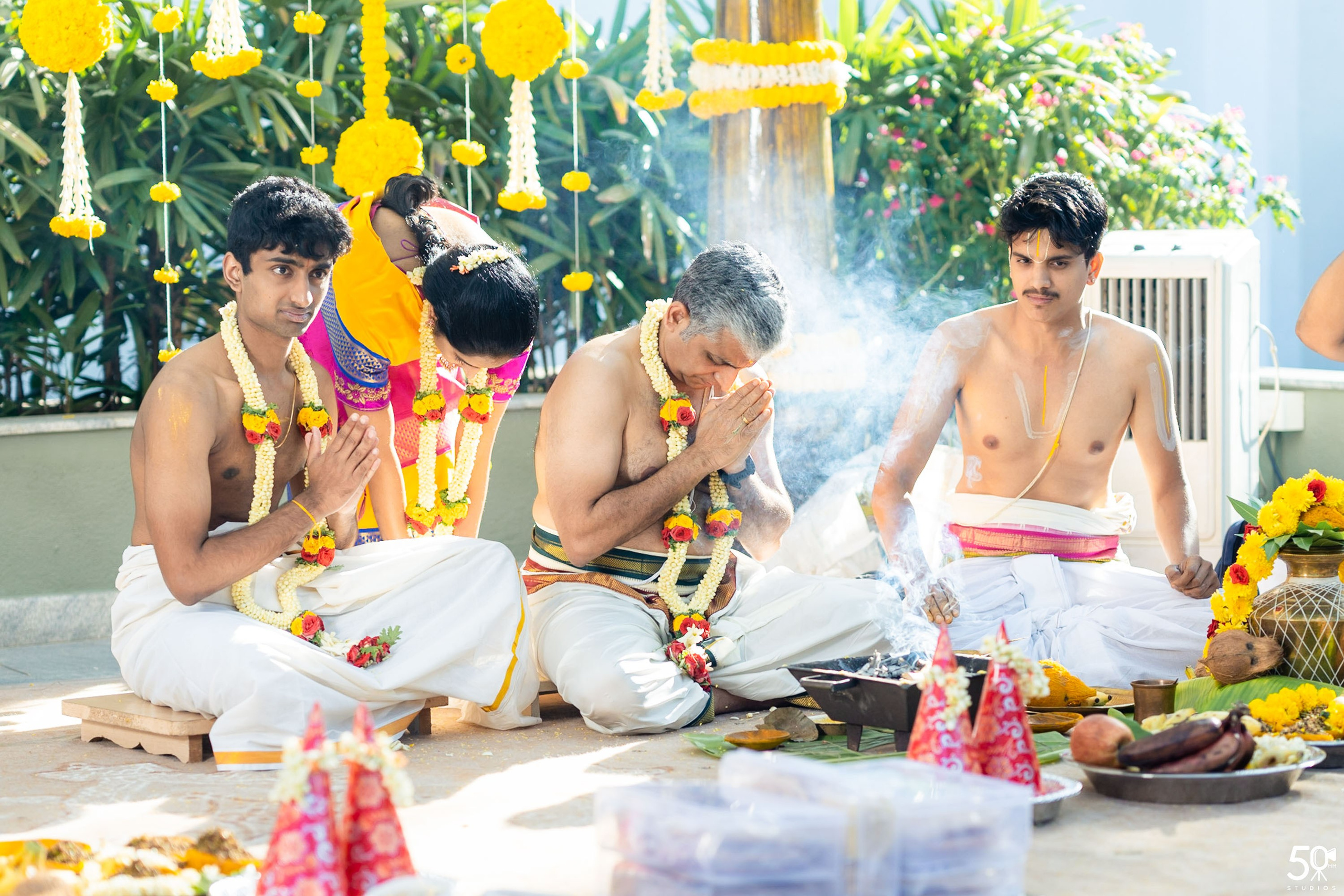 SANJAY AND SAKETH UPANAYANA. 50mm STUDIOS
