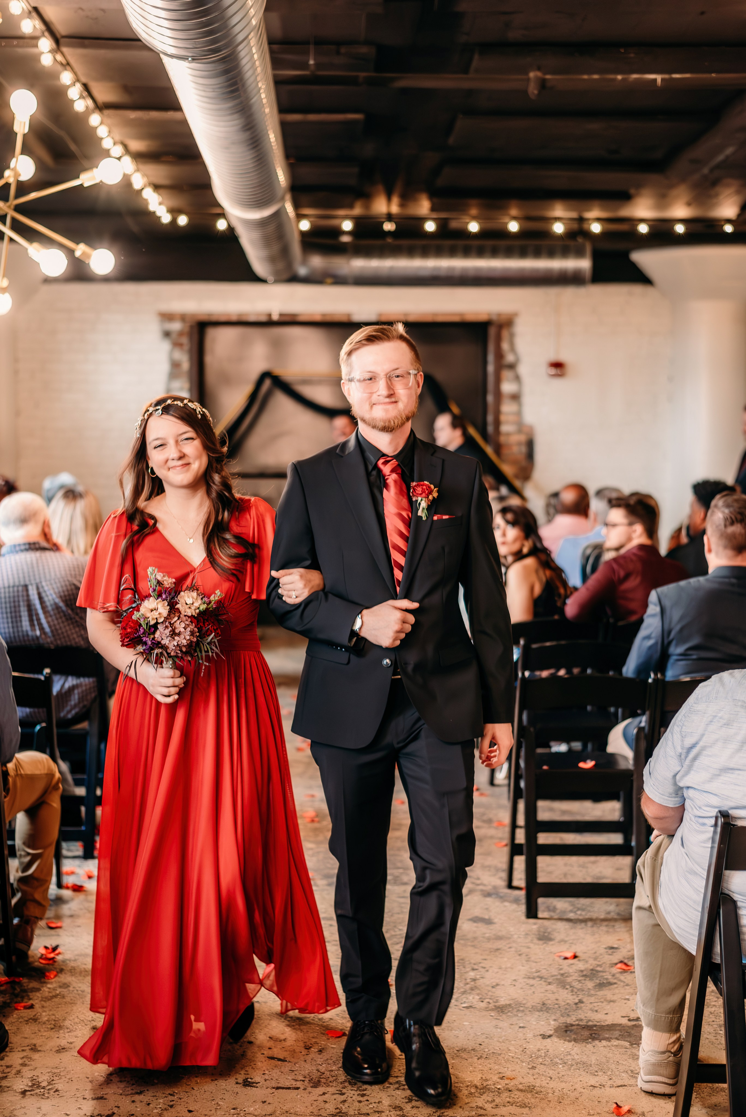 Bold & Dramatic Wedding at The Paper Mill on The Landing | Fort Wayne Wedding Photographer. Alexandria Danielle Photography | Fort Wayne & Indianapolis Wedding Photographer