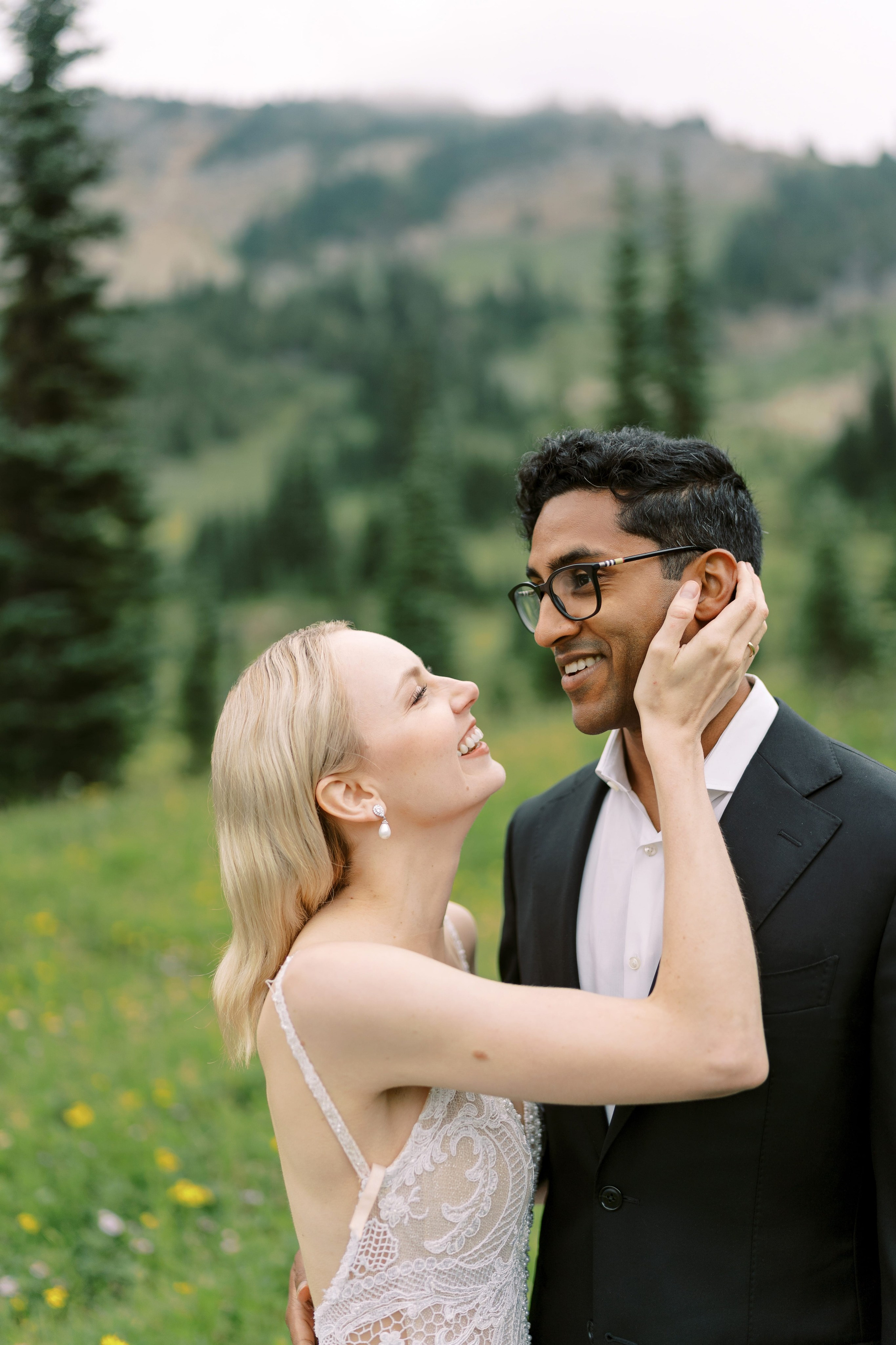 Rachel & Ryan Wedding photoshoot. August 2024. Little Tipsoo Lake, WA Day 2. EVAN ARISTOV WEDDING PHOTOGRAPHY — Seattle Wedding Photographer