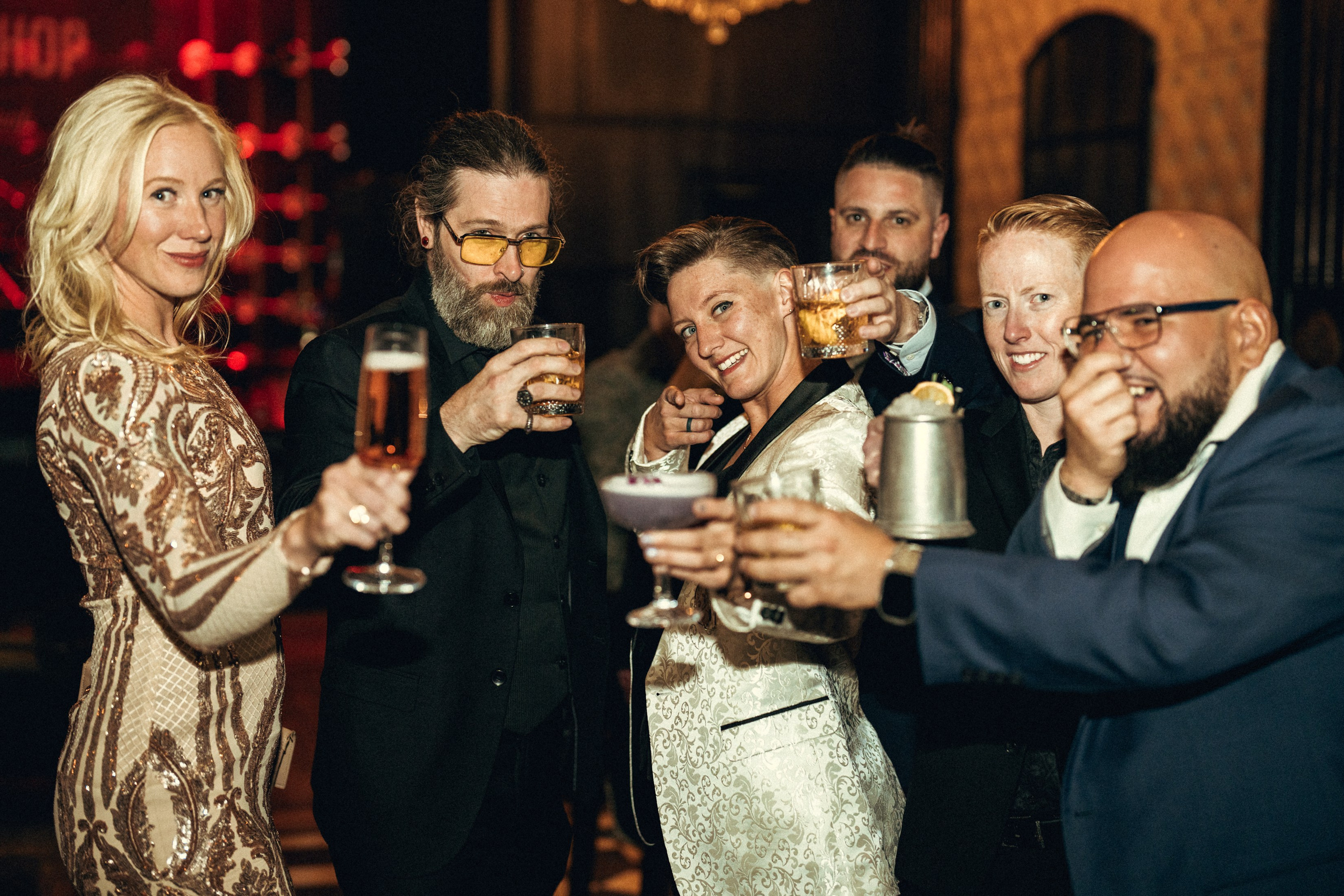 Christina’s bachelor party. Wedding & elopement photographer Viktoriya Kravtsov. Las Vegas