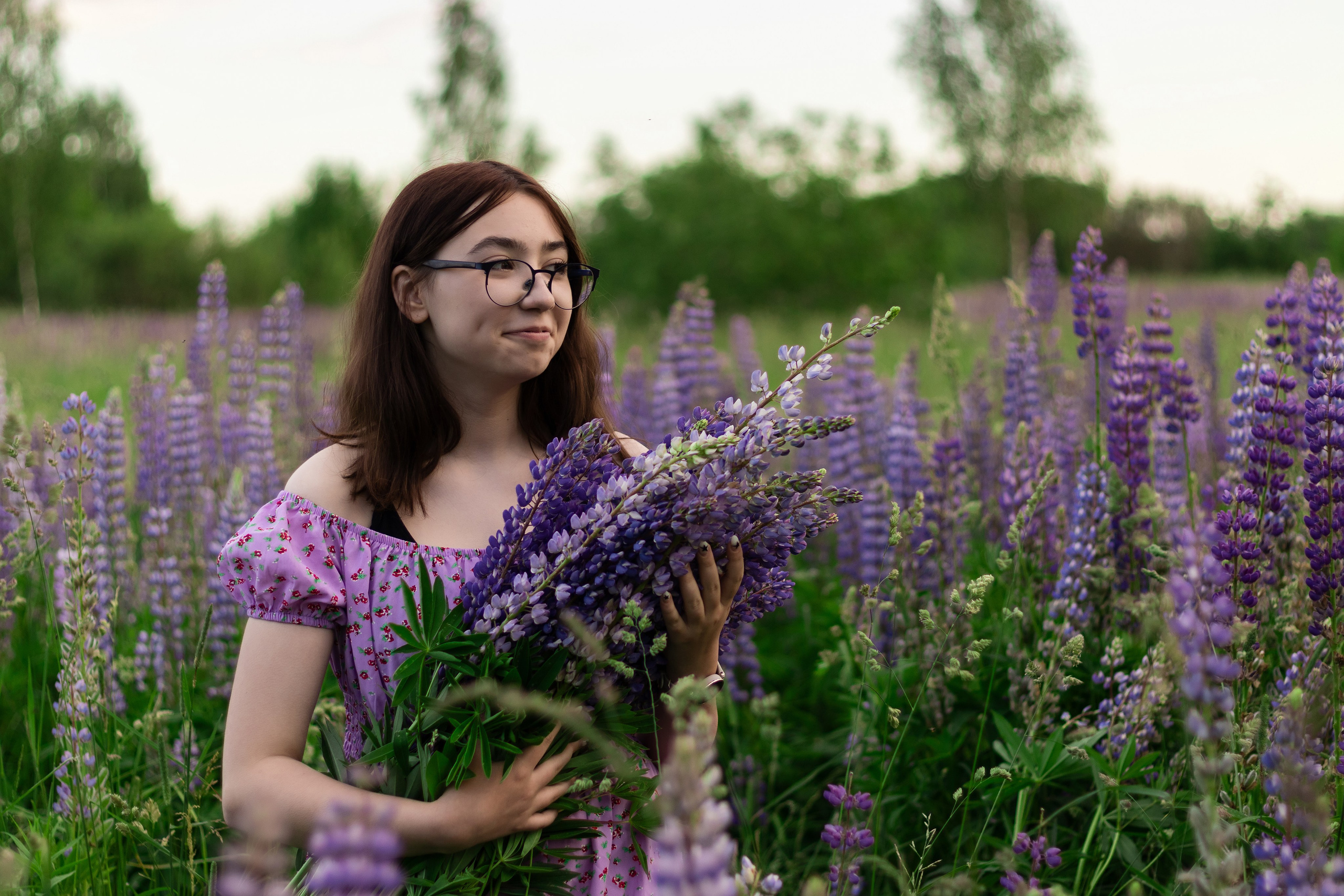 Фотосессия в люпинах. Фотограф / Даугавпилс / Ольга Антонова