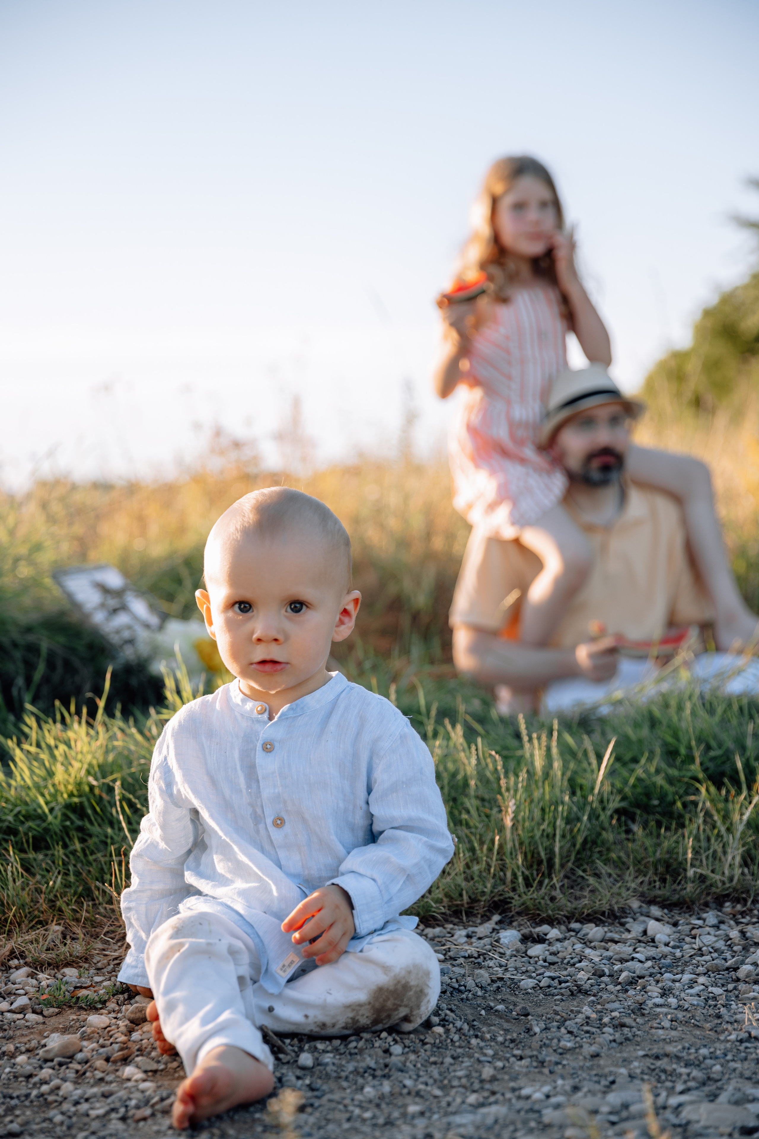 Sonnenuntergang. Hochzeitsfotograf München Taufe Familienfotograf Tanja Mauke