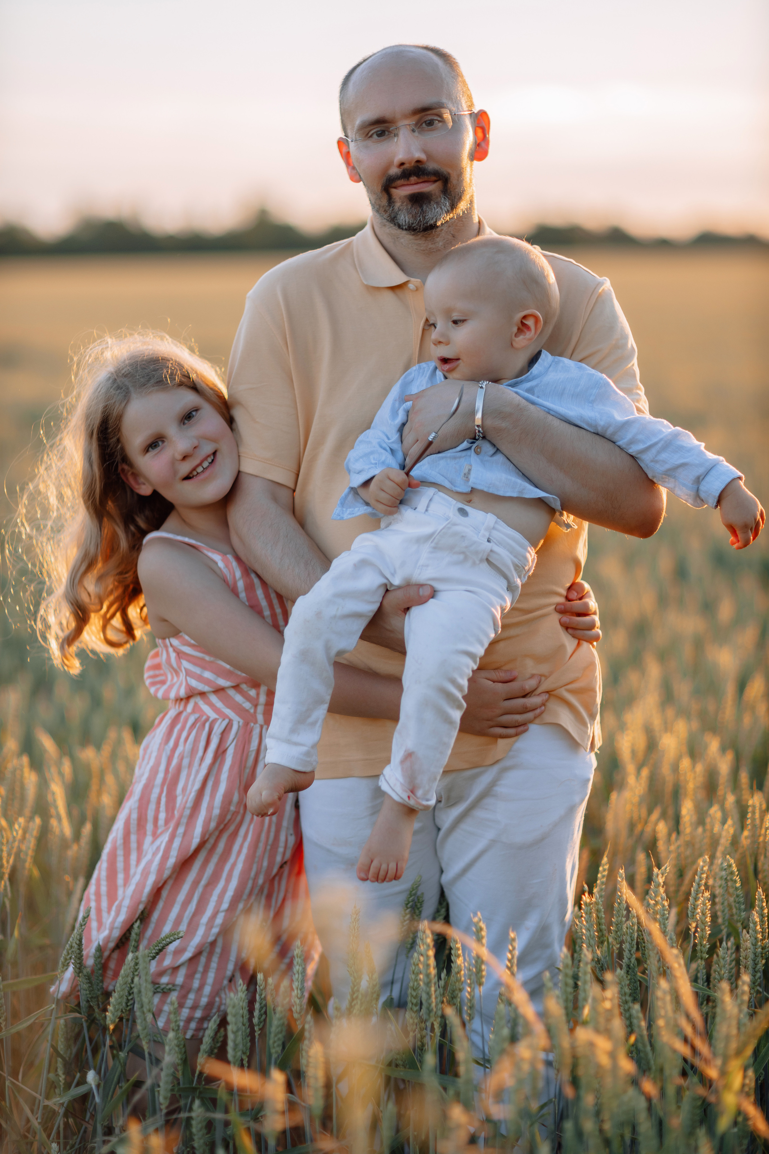 Sonnenuntergang. Hochzeitsfotograf München Taufe Familienfotograf Tanja Mauke