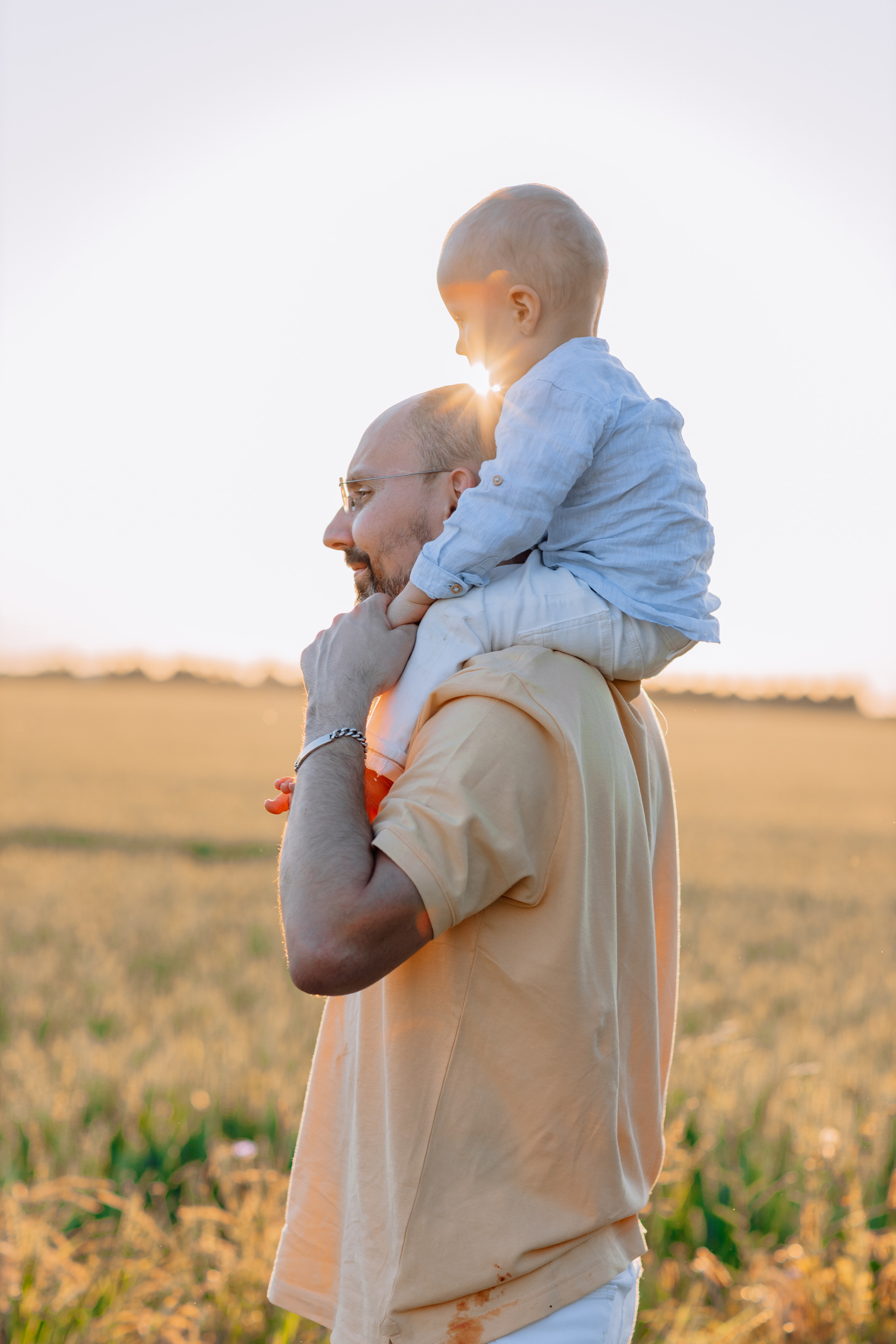 Sonnenuntergang. Hochzeitsfotograf München Taufe Familienfotograf Tanja Mauke