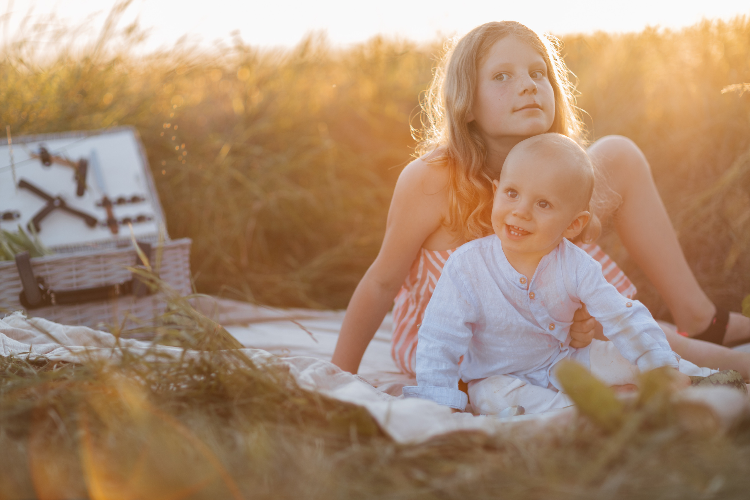 Sonnenuntergang. Hochzeitsfotograf München Taufe Familienfotograf Tanja Mauke