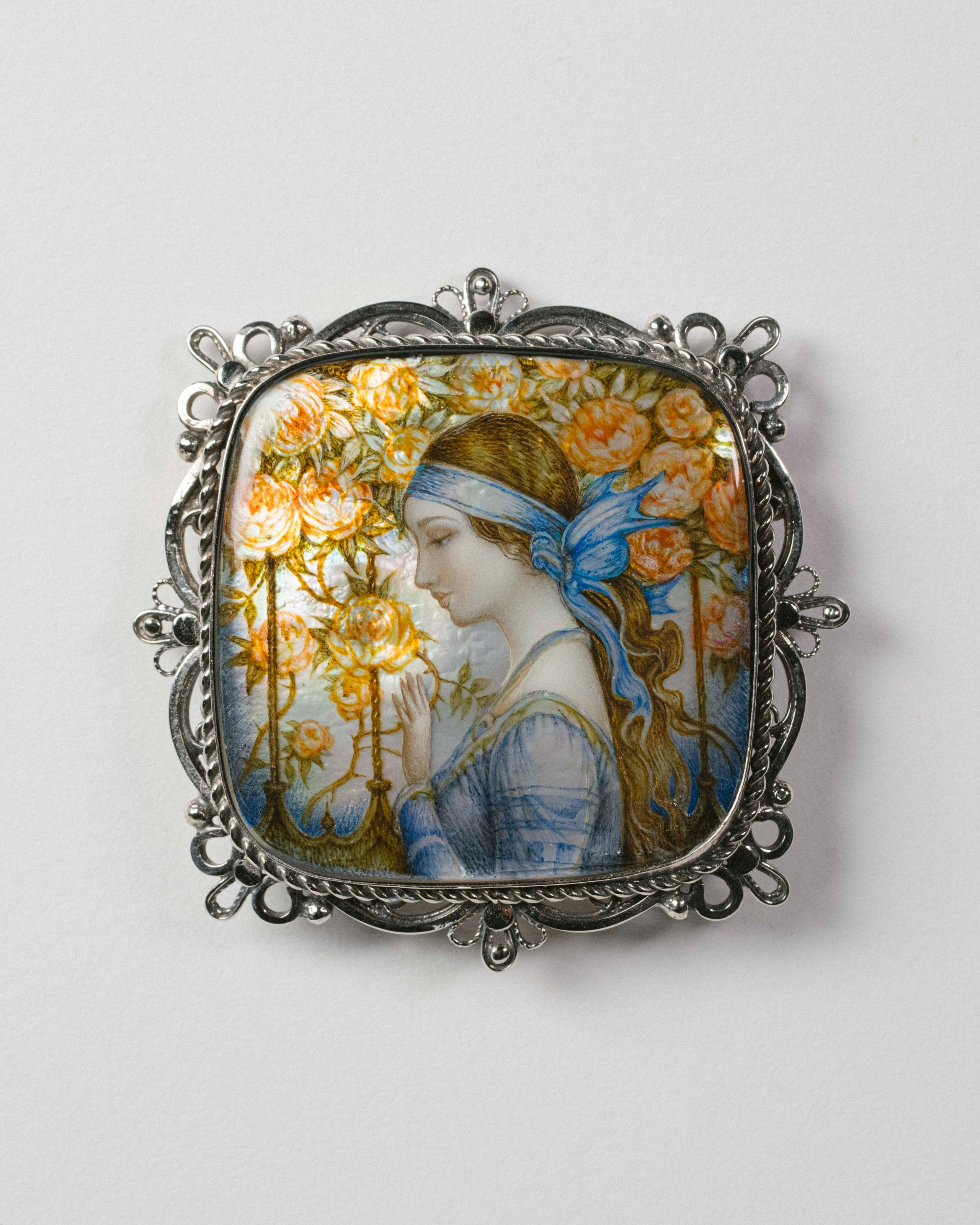 Girl with a Blue Ribbon. Marina Rogatova