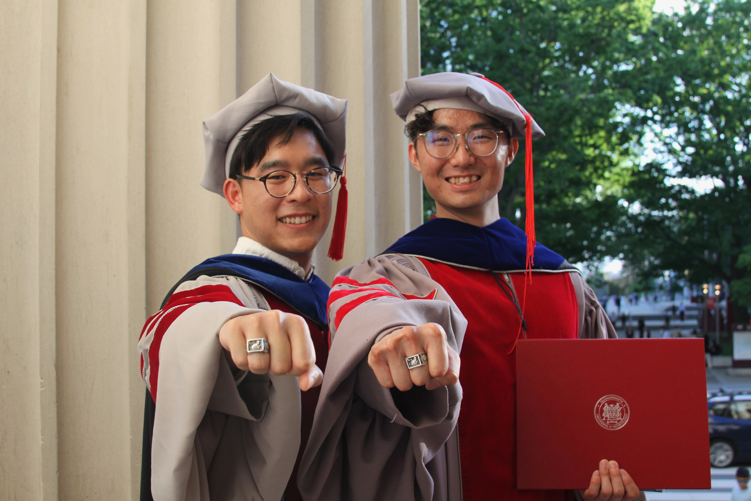 PhD graduation with Elton. Kelly Sang, graduation and portrait photographer in Boston