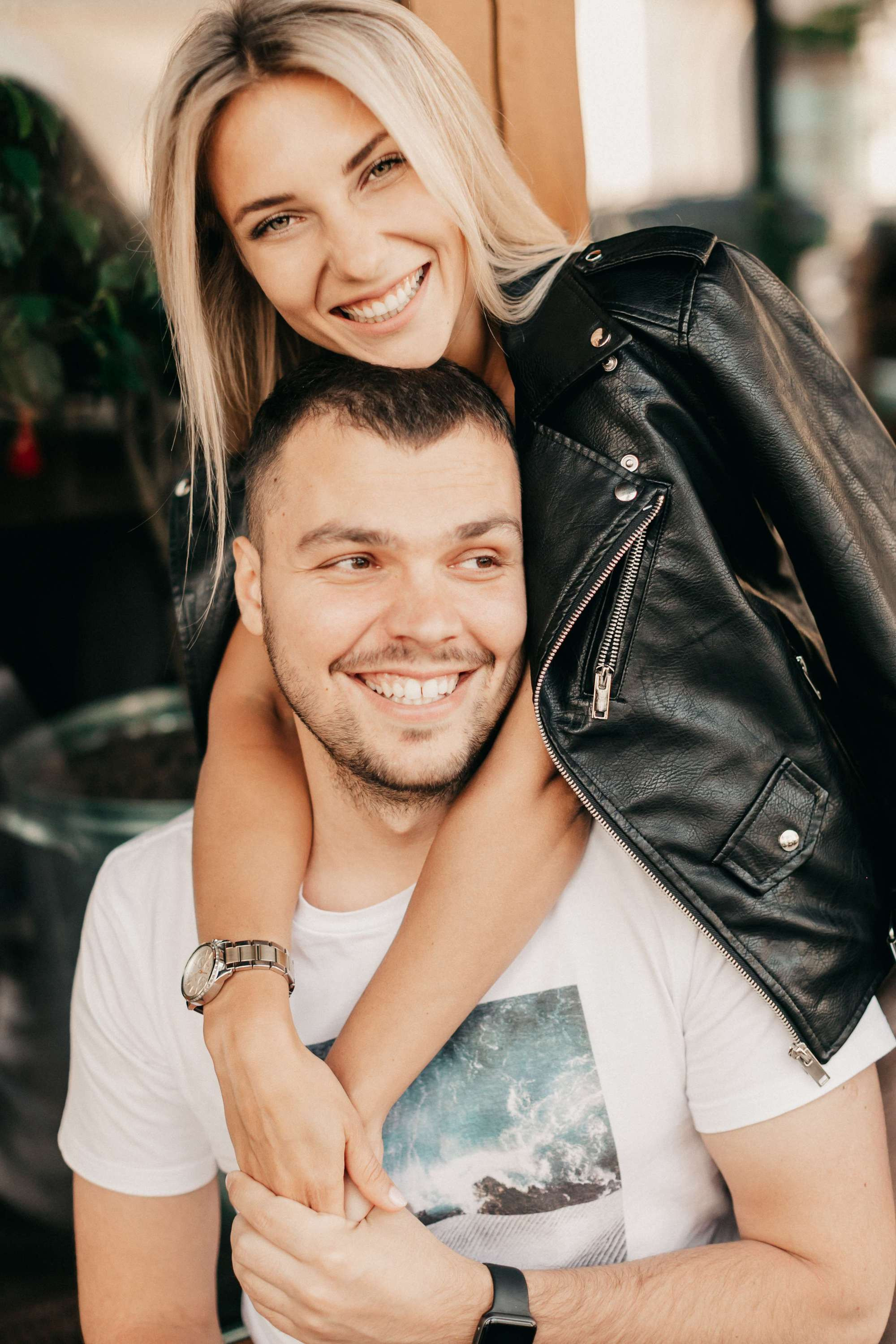 Downtown Walking. Wedding Photography & Videography Team in California, Los Angeles, San Francisco, San Diego and Travel