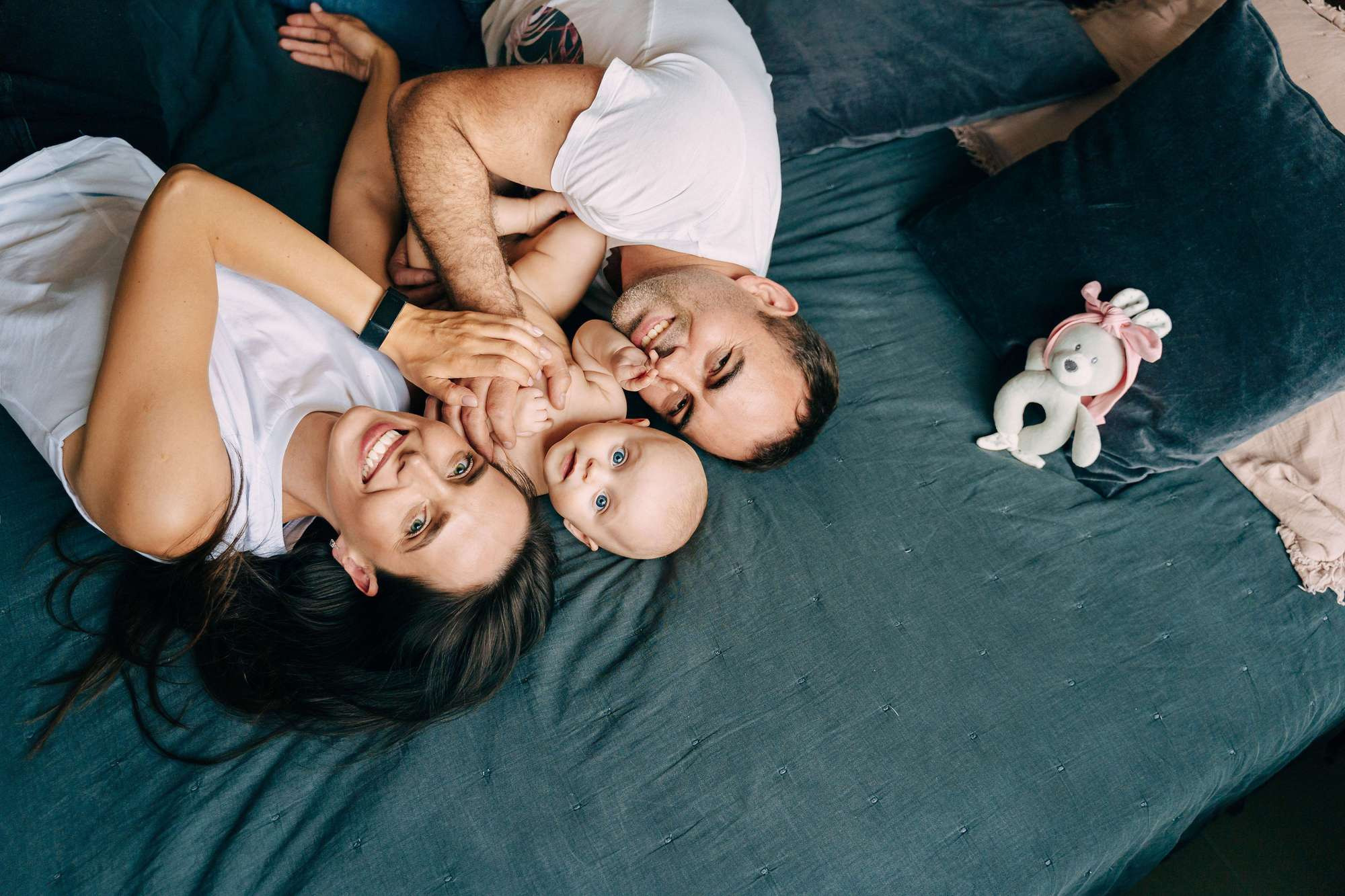 6 MONTHS BABY HOME SESSION. Wedding Photography & Videography Team in California, Los Angeles, San Francisco, San Diego and Travel