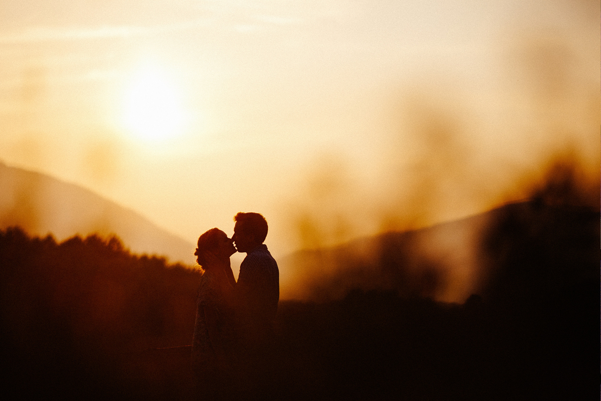 Engagement with bikes. Wedding Photography & Videography Team in California, Los Angeles, San Francisco, San Diego and Travel