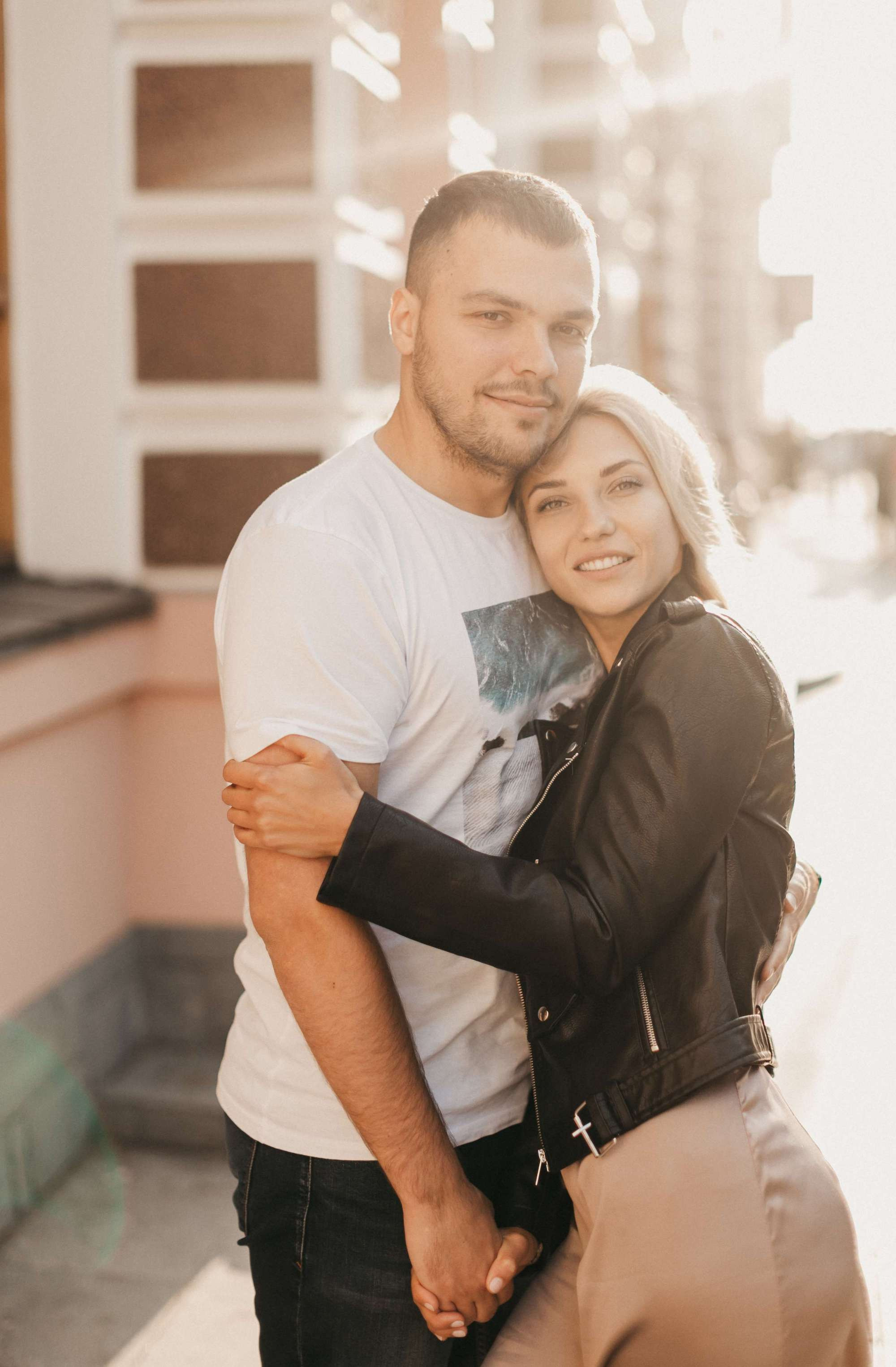 Downtown Walking. Wedding Photography & Videography Team in California, Los Angeles, San Francisco, San Diego and Travel