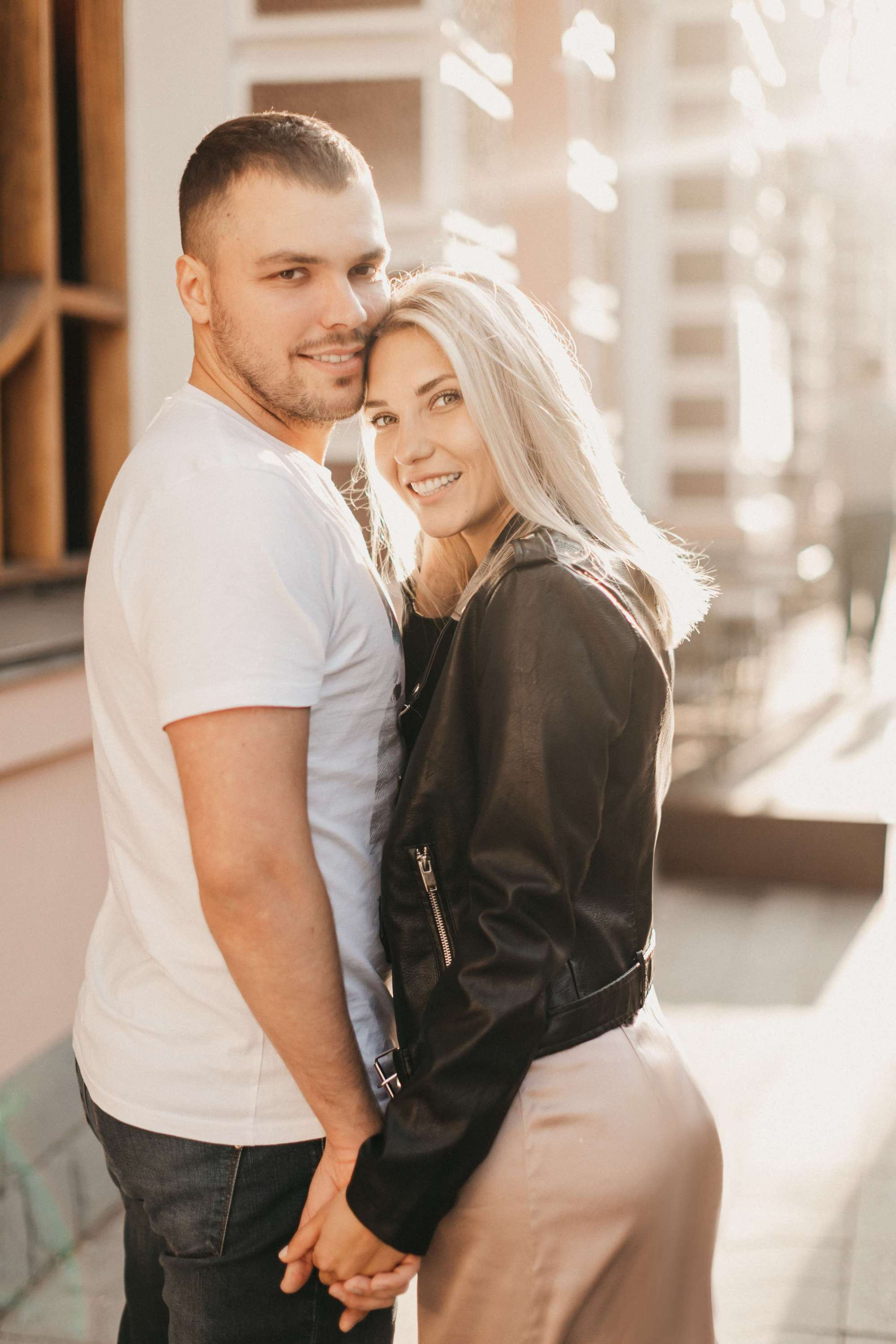 Downtown Walking. Wedding Photography & Videography Team in California, Los Angeles, San Francisco, San Diego and Travel