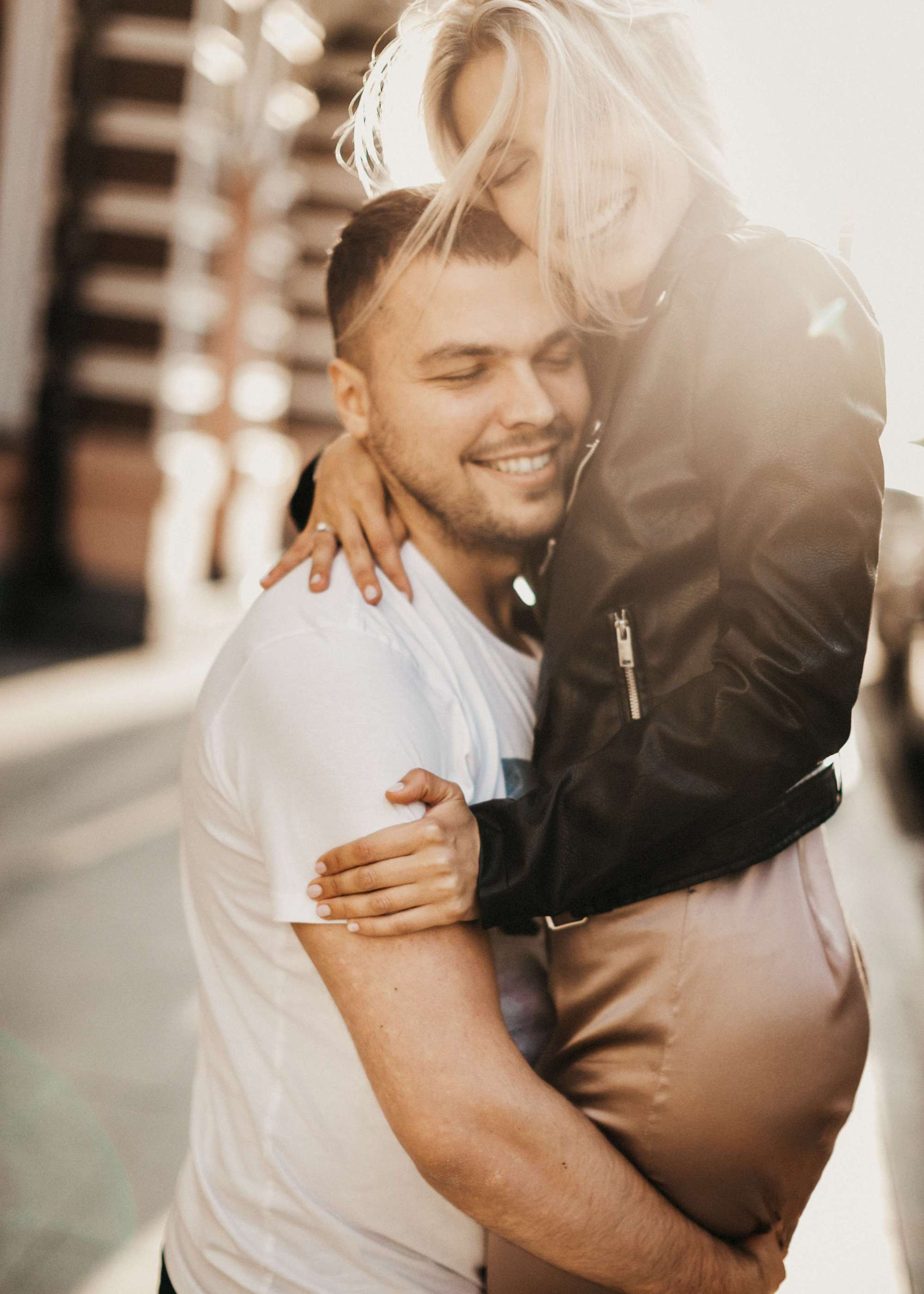 Downtown Walking. Wedding Photography & Videography Team in California, Los Angeles, San Francisco, San Diego and Travel