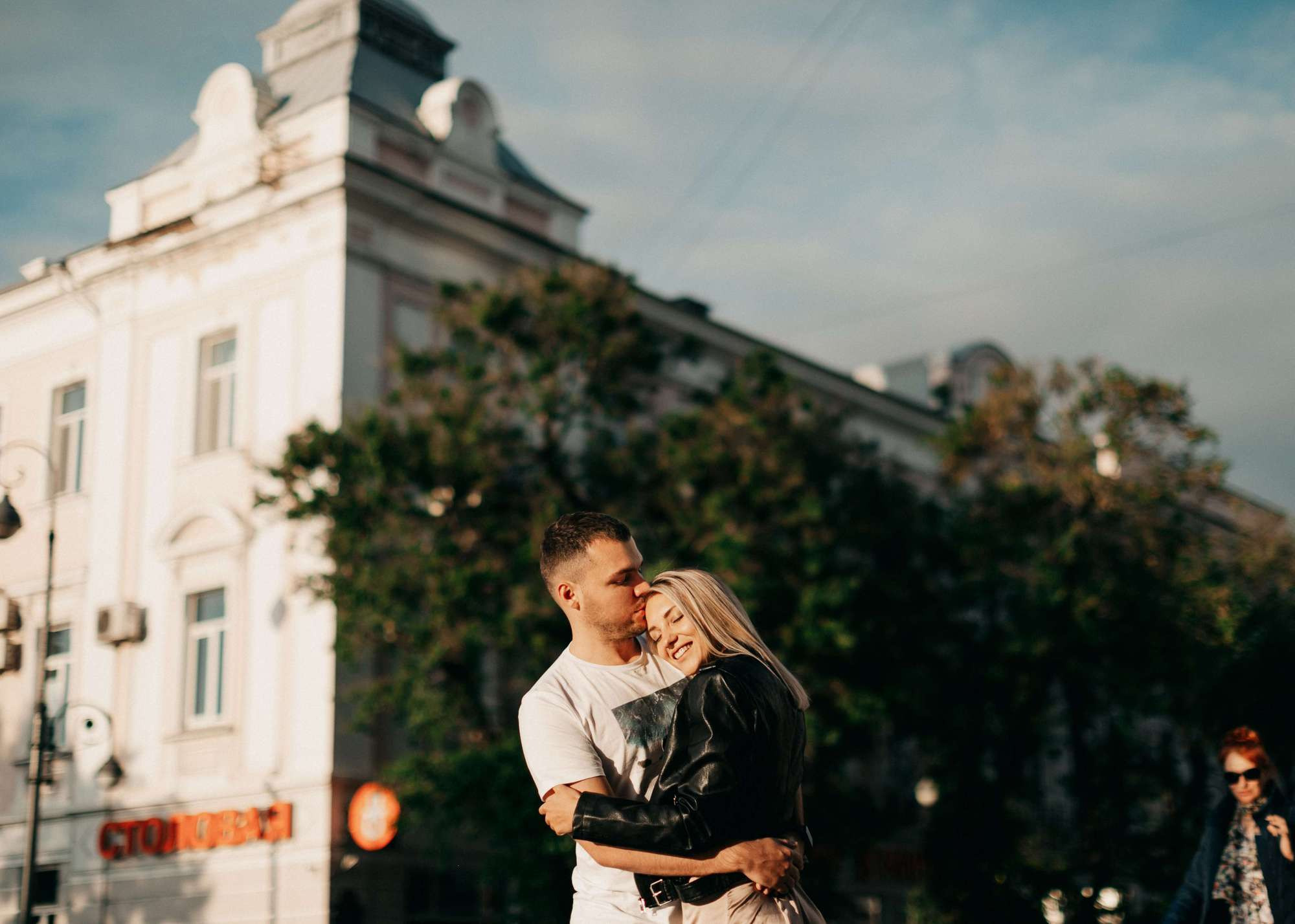 Downtown Walking. Wedding Photography & Videography Team in California, Los Angeles, San Francisco, San Diego and Travel