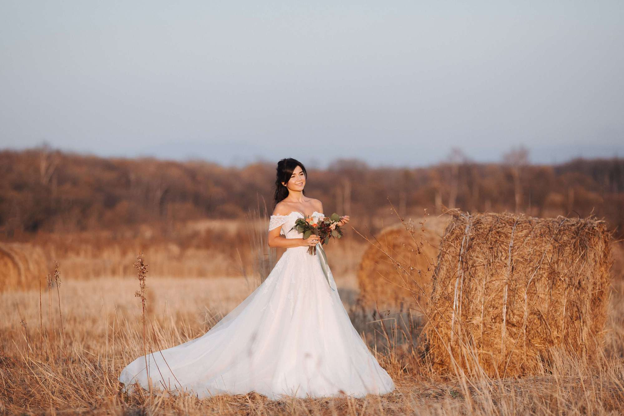 Elopement in Stacks of Hay. Wedding Photography & Videography Team in California, Los Angeles, San Francisco, San Diego and Travel