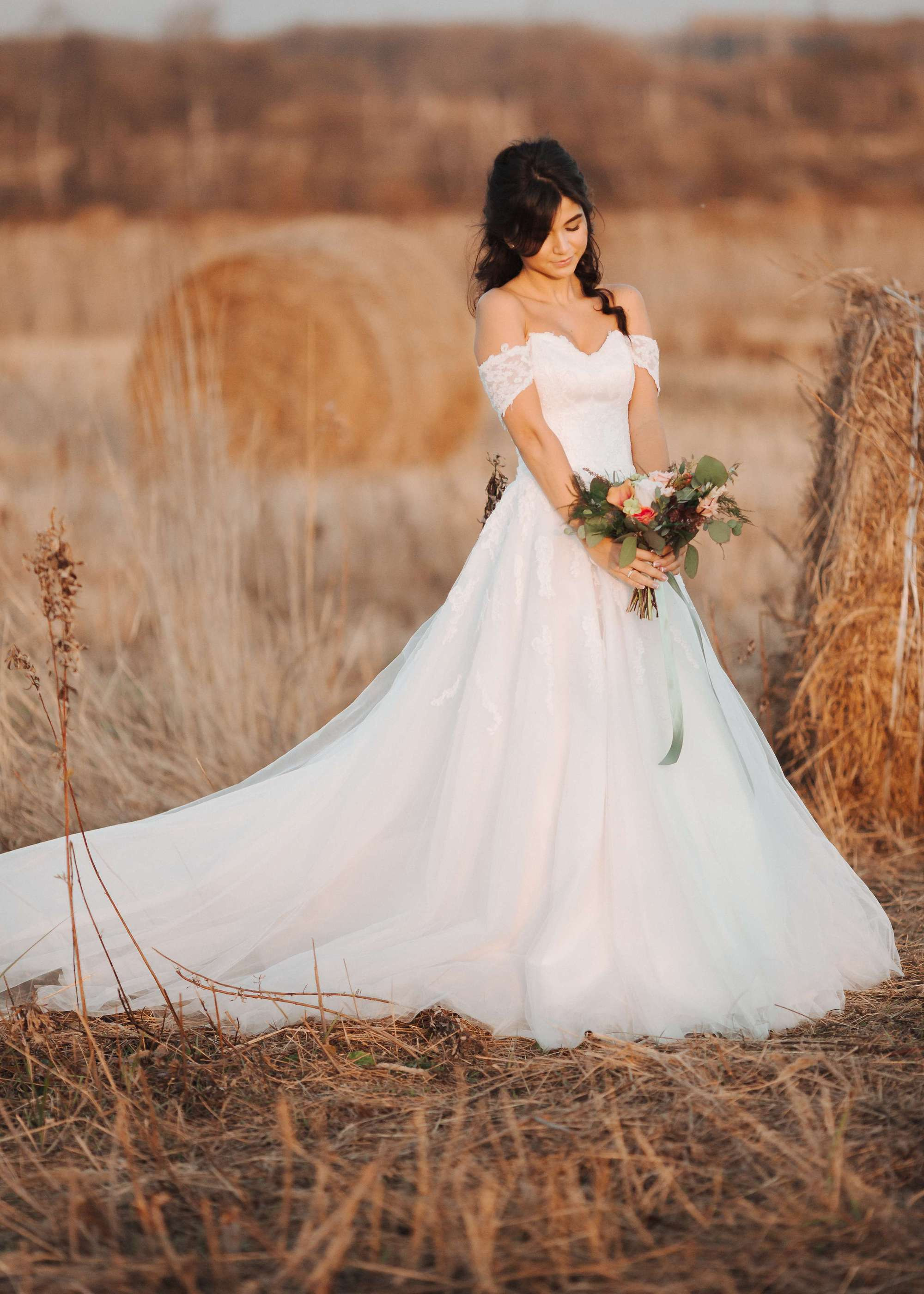 Elopement in Stacks of Hay. Wedding Photography & Videography Team in California, Los Angeles, San Francisco, San Diego and Travel