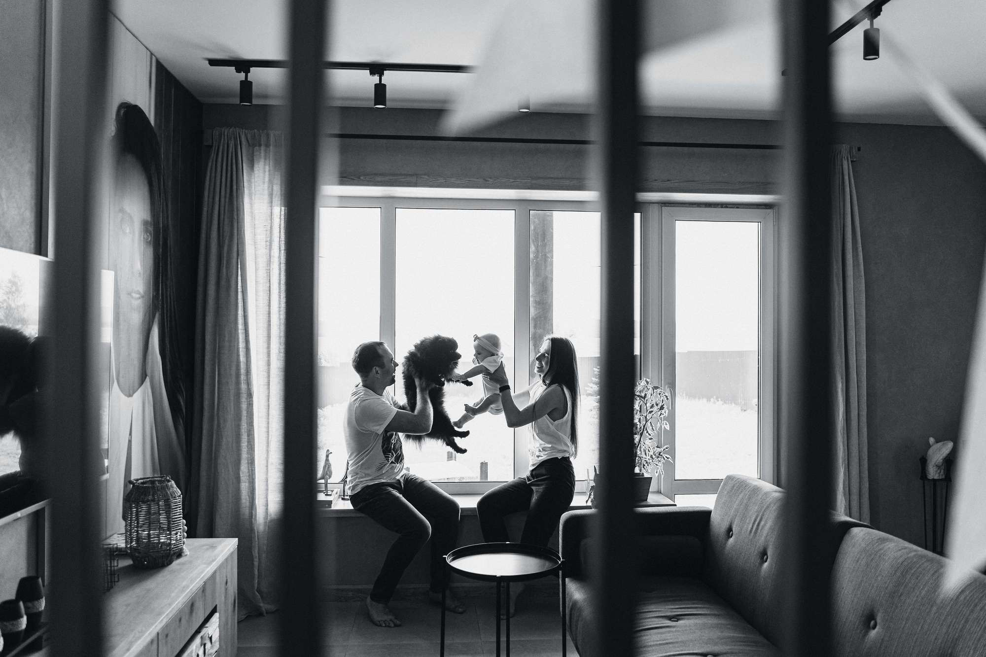 6 MONTHS BABY HOME SESSION. Wedding Photography & Videography Team in California, Los Angeles, San Francisco, San Diego and Travel