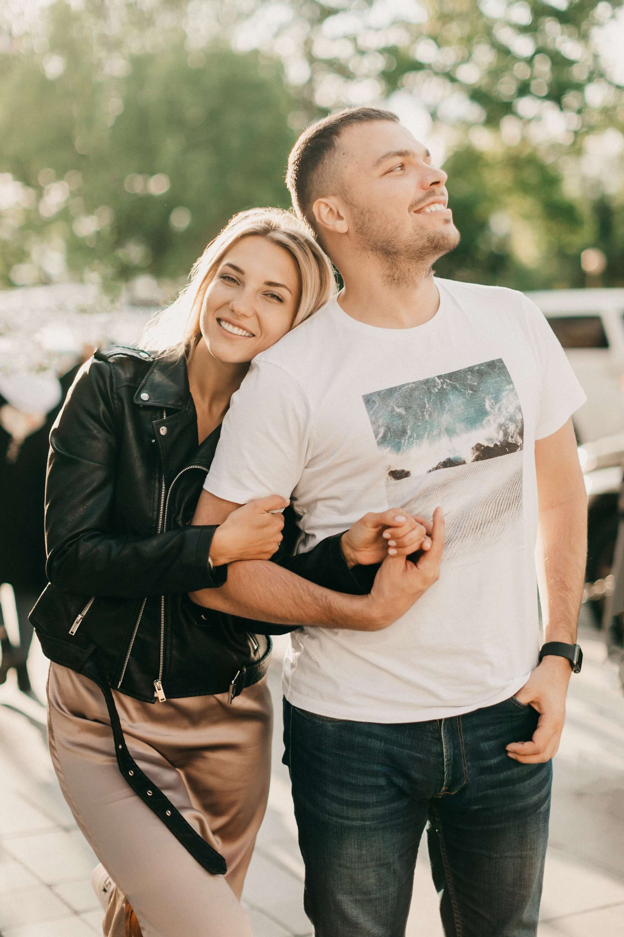 Downtown Walking. Wedding Photography & Videography Team in California, Los Angeles, San Francisco, San Diego and Travel