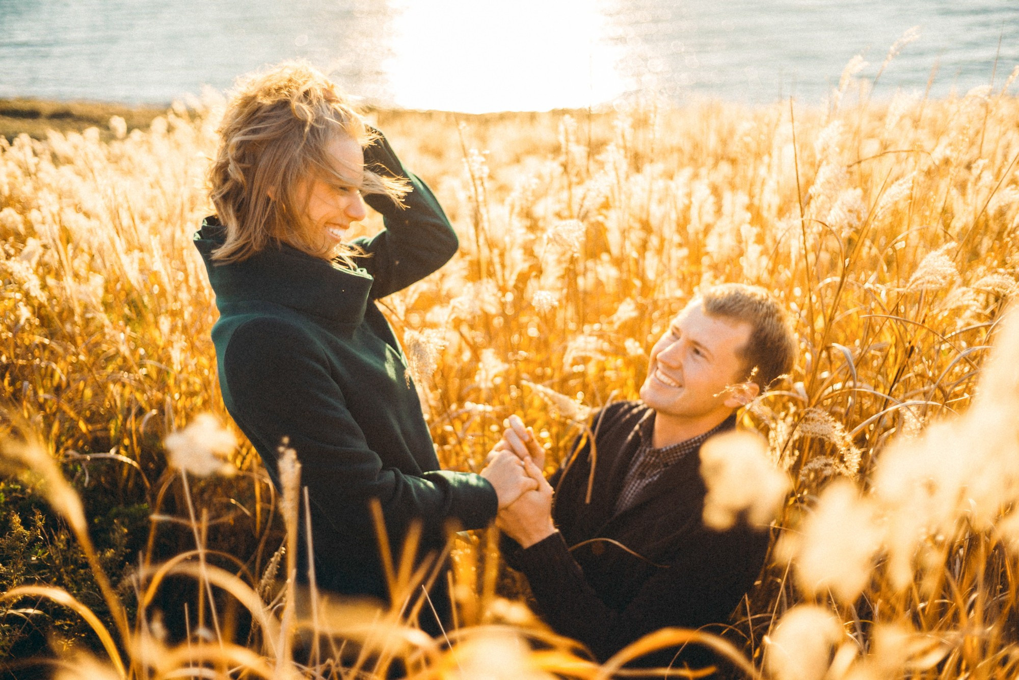 Proposal by the ocean. Wedding Photography & Videography Team in California, Los Angeles, San Francisco, San Diego and Travel