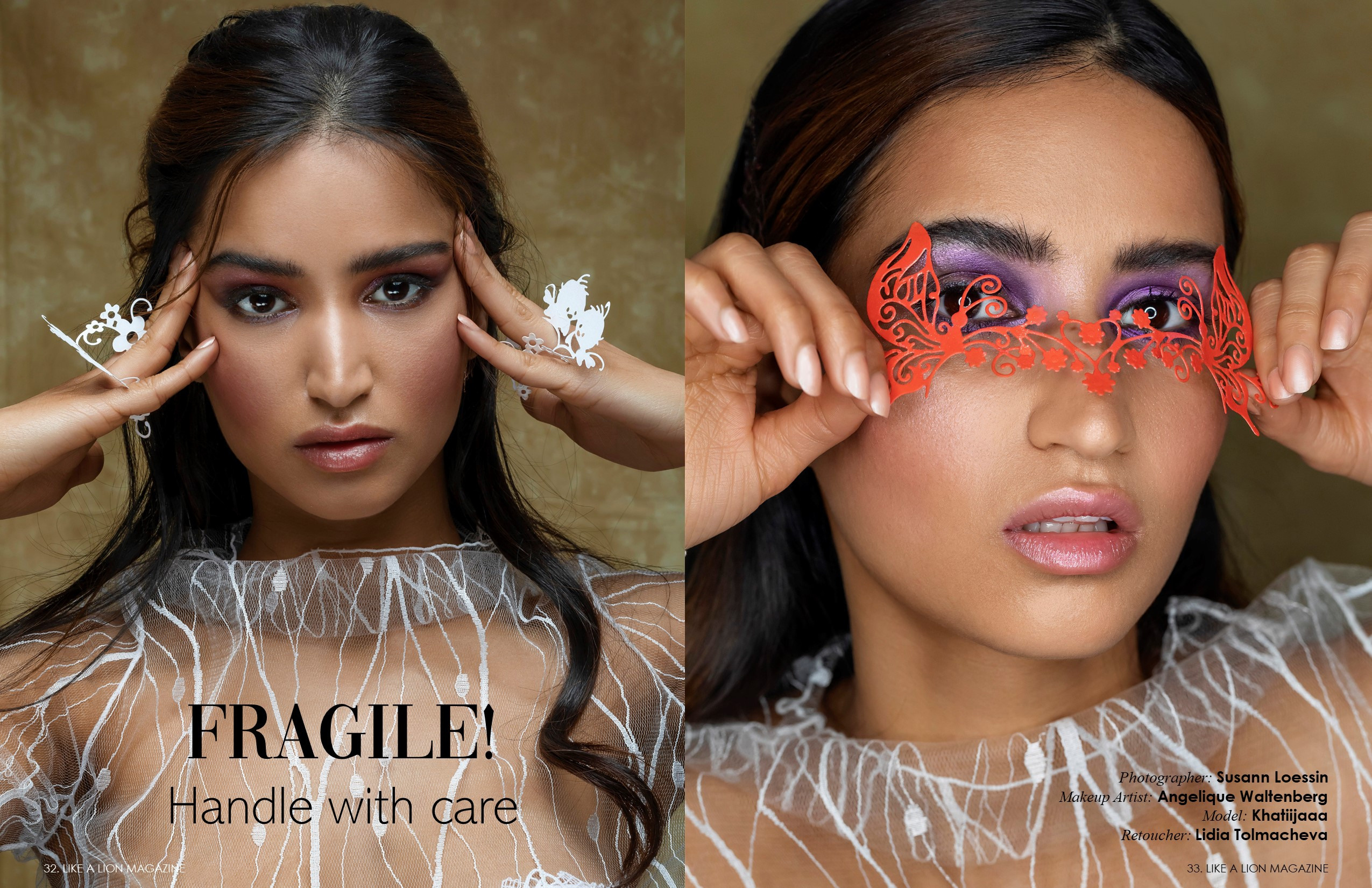 Like a Lion Magazine. Commercial retoucher