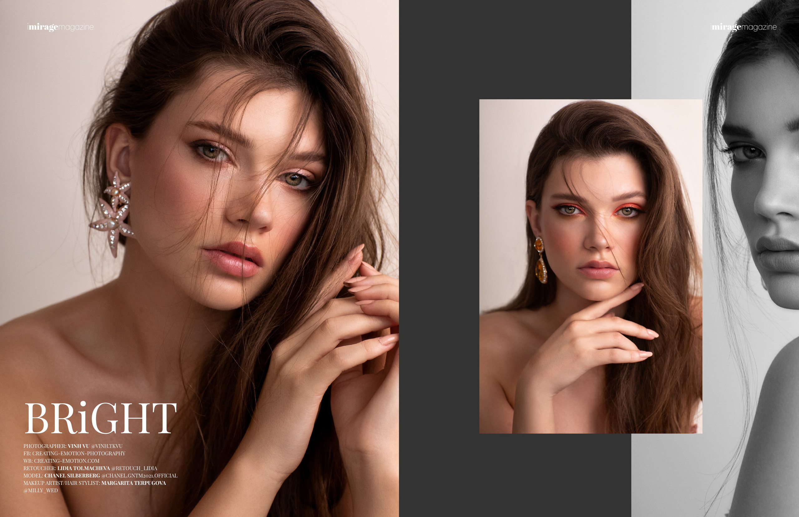 Imirage Magazine. Commercial retoucher