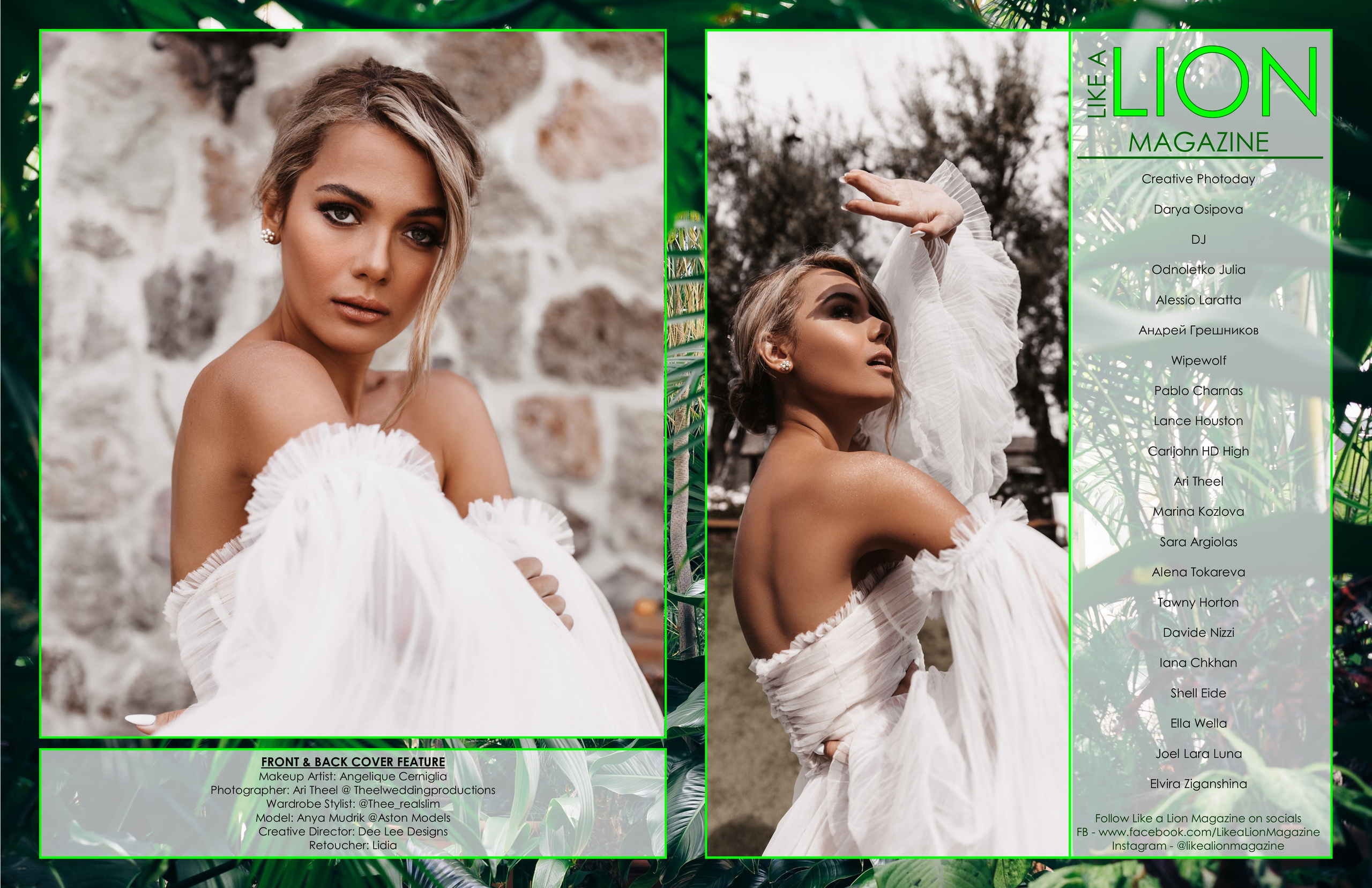 Like a Lion Magazine. Commercial retoucher