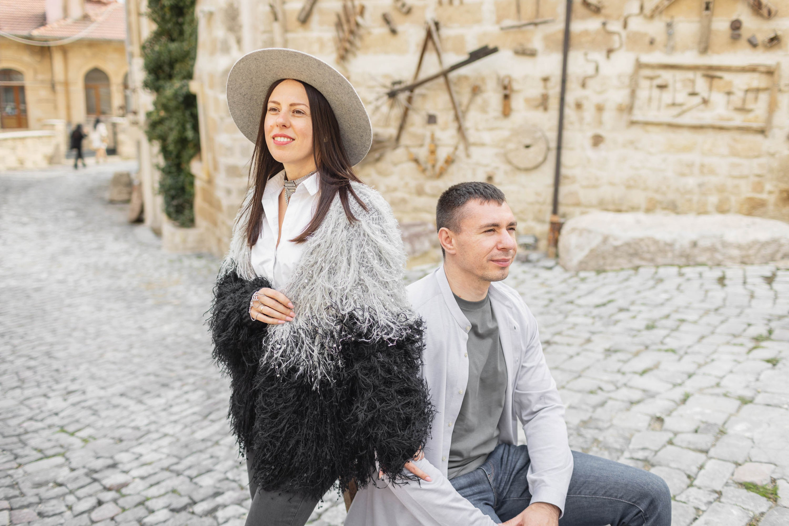Stylish Photoshoot in the Charming Streets and Valleys of Cappadocia. Julia Ganch I Fashion Wedding Photography I Cappadocia Turkey