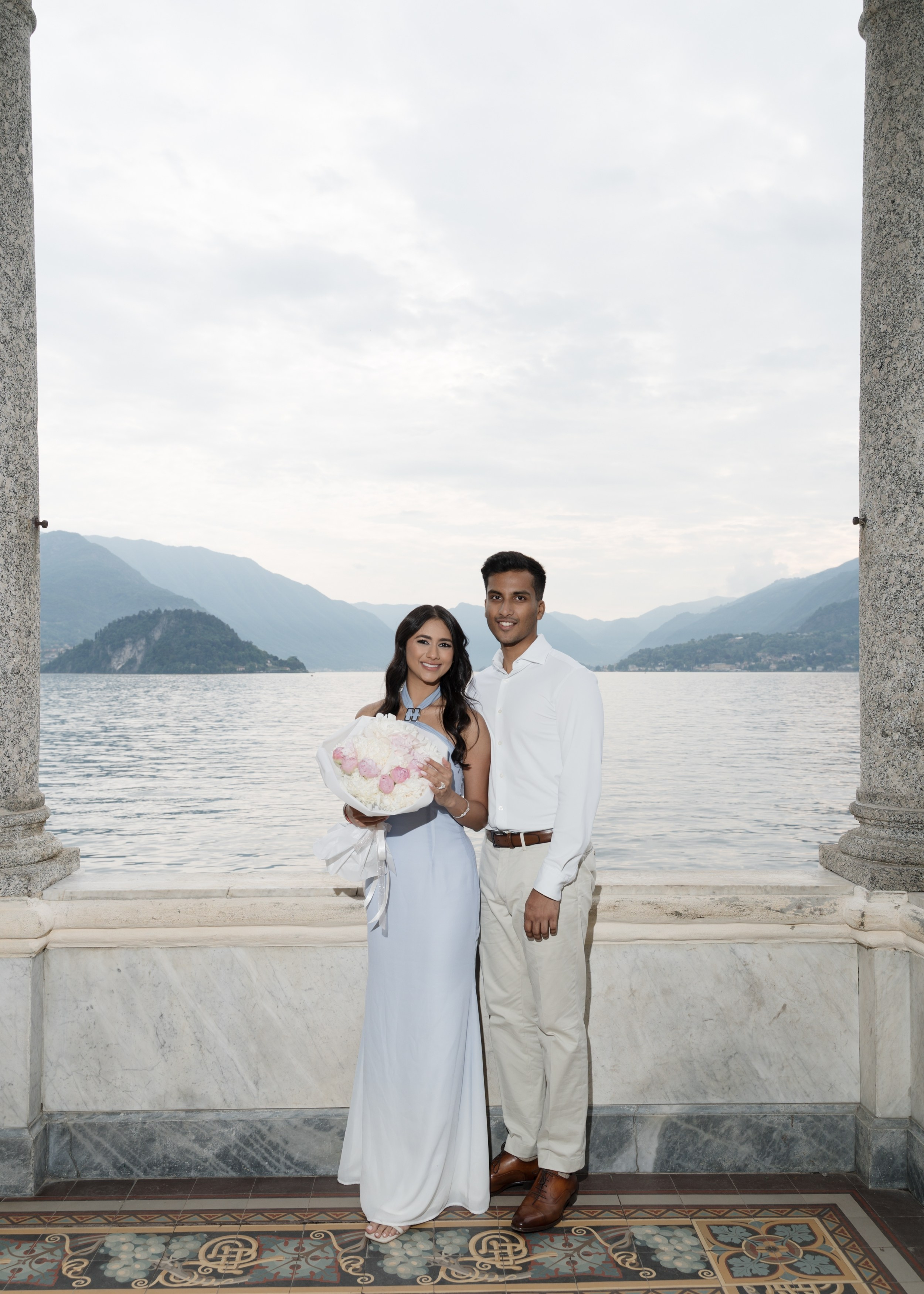 Villa Monastero Secret Proposal. Proposal Photographer in Lake Como