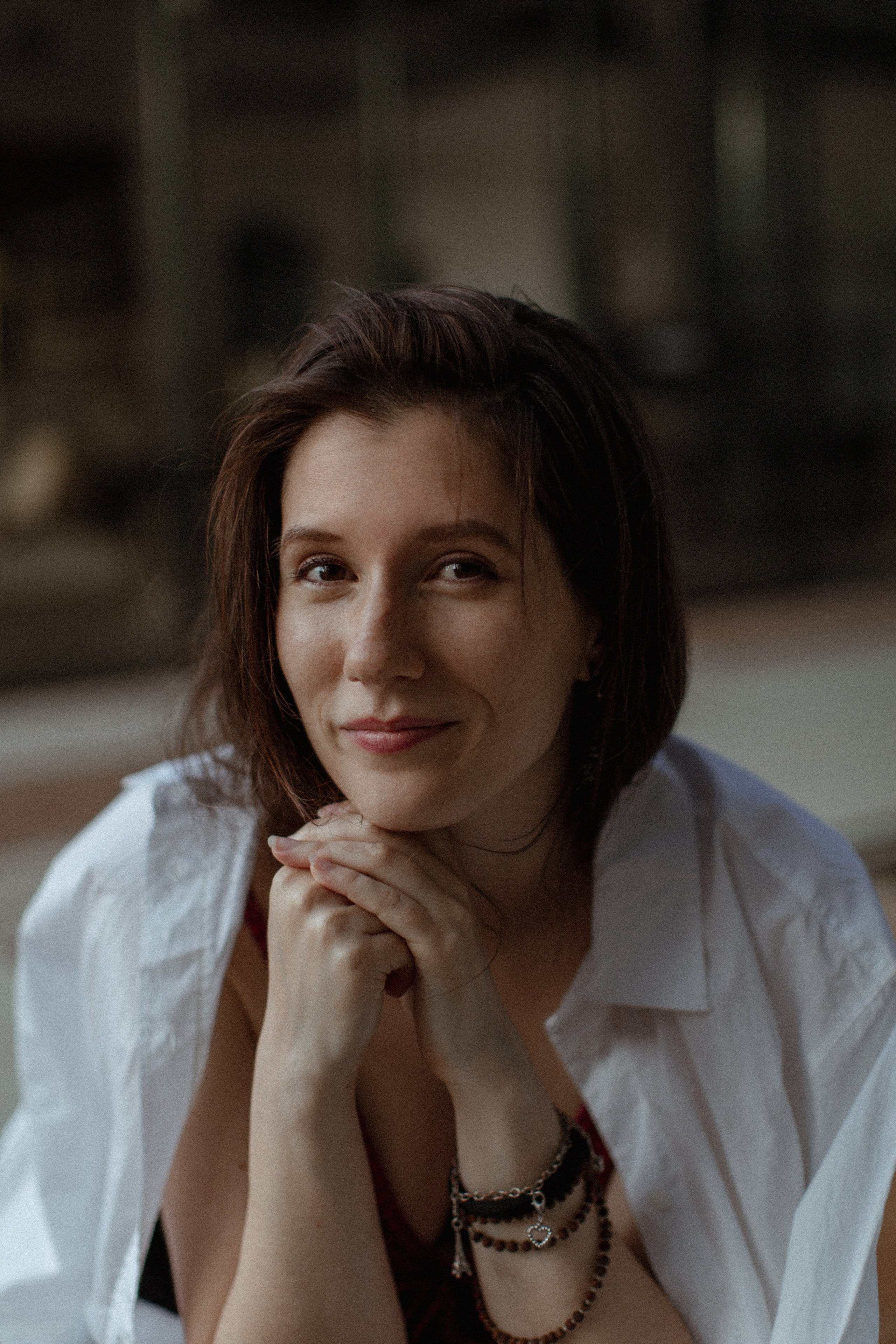 Oksana. The 1st photoshoot in life. True self