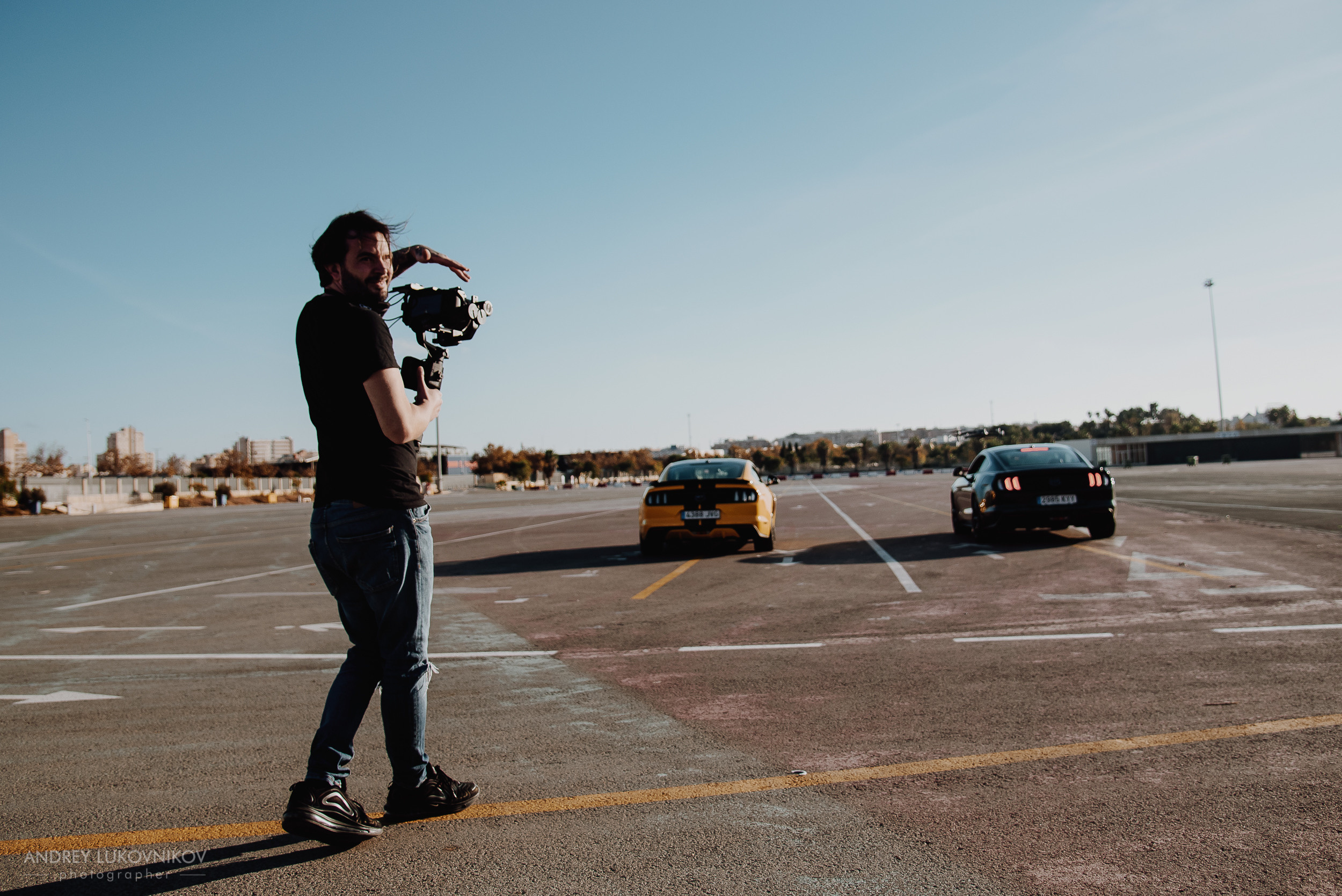 Photo reportage from the backstage of the video clip Sara Socas - Bambi 