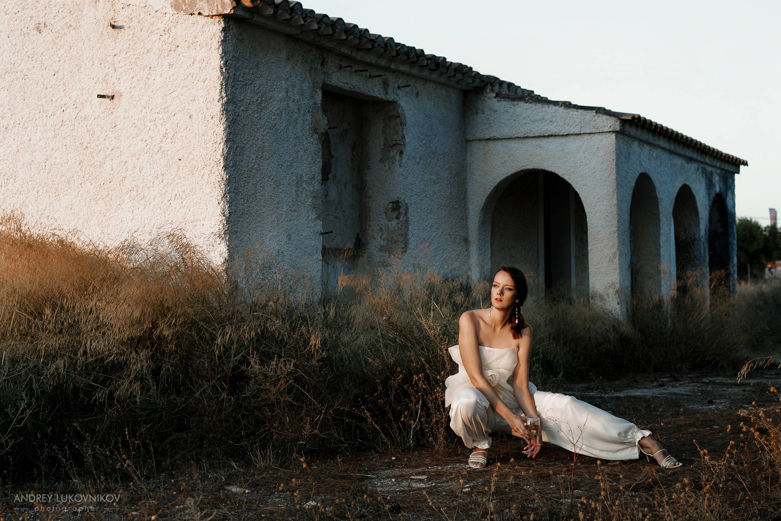 Модная фотосессия на закате в Испании