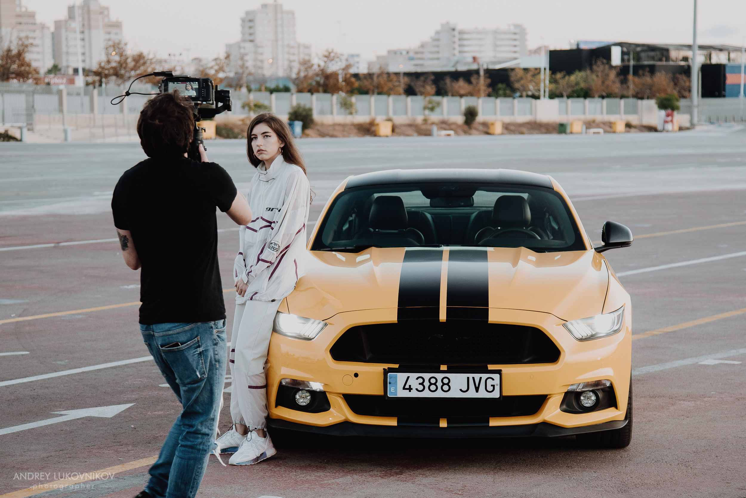 Photo reportage from the backstage of the video clip Sara Socas - Bambi 