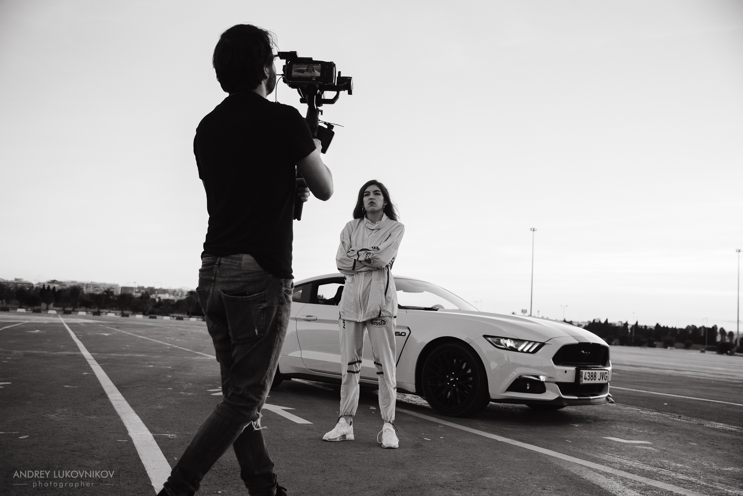 Photo reportage from the backstage of the video clip Sara Socas - Bambi 