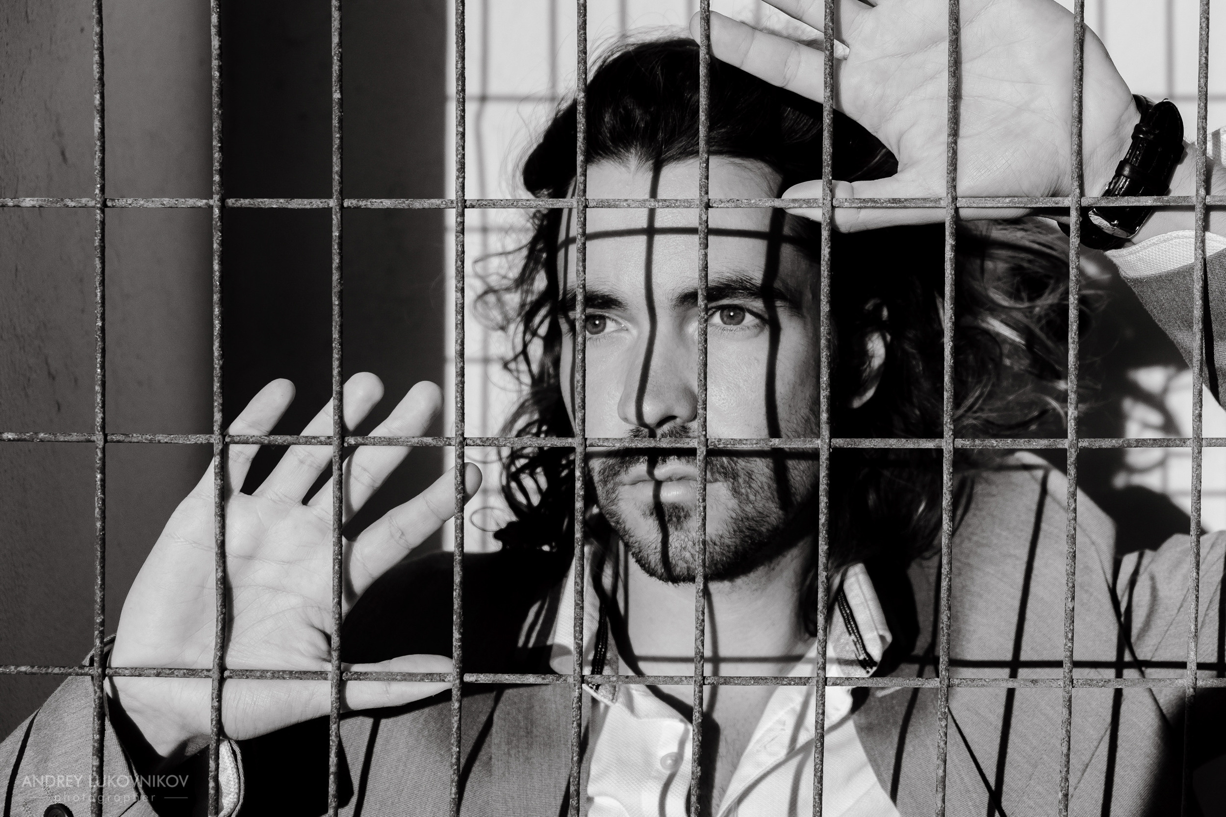 Мужская фотосессия в порту