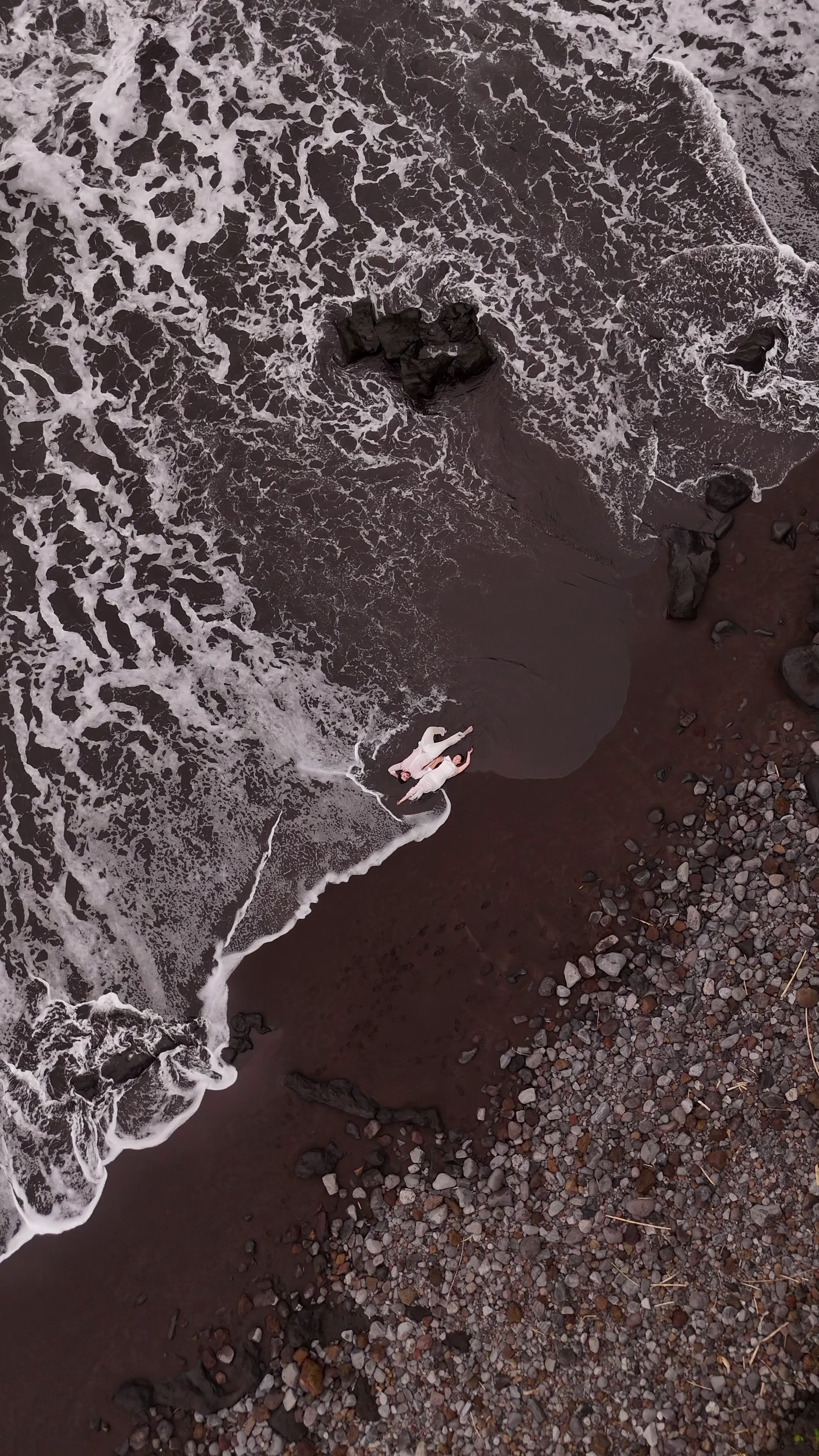 Drone shoots at Seixal beach