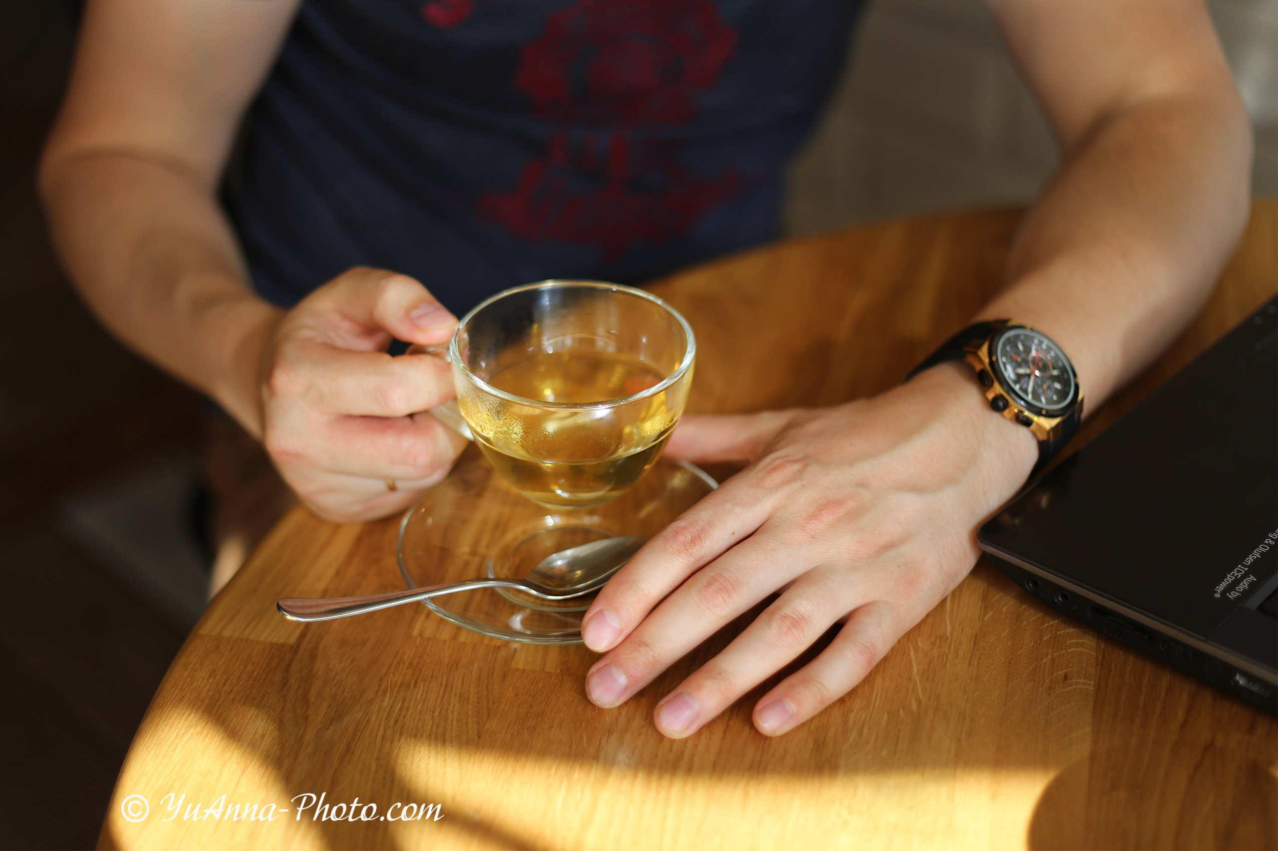 Coffee Time content photoshoot. YuAnna studio. Family & Kids Photographer in Seattle area, located in