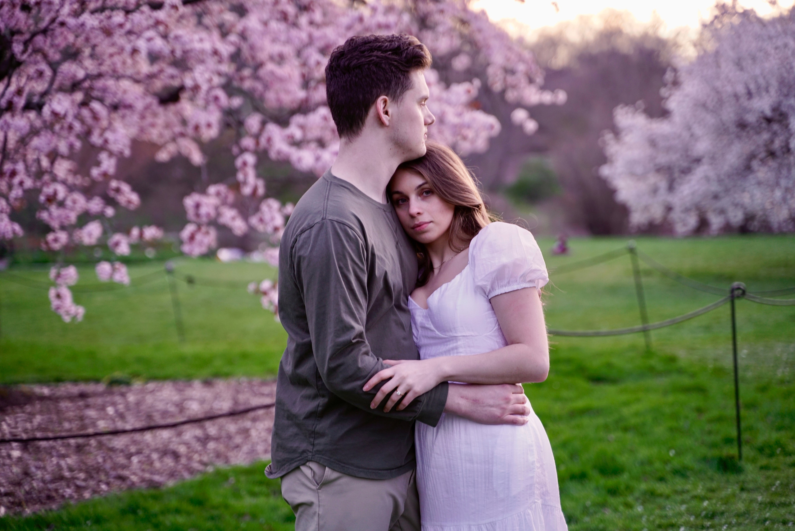 Kassandra and Andrew at Harvard Arboretum. Stefanovich Photography | Boston, MA