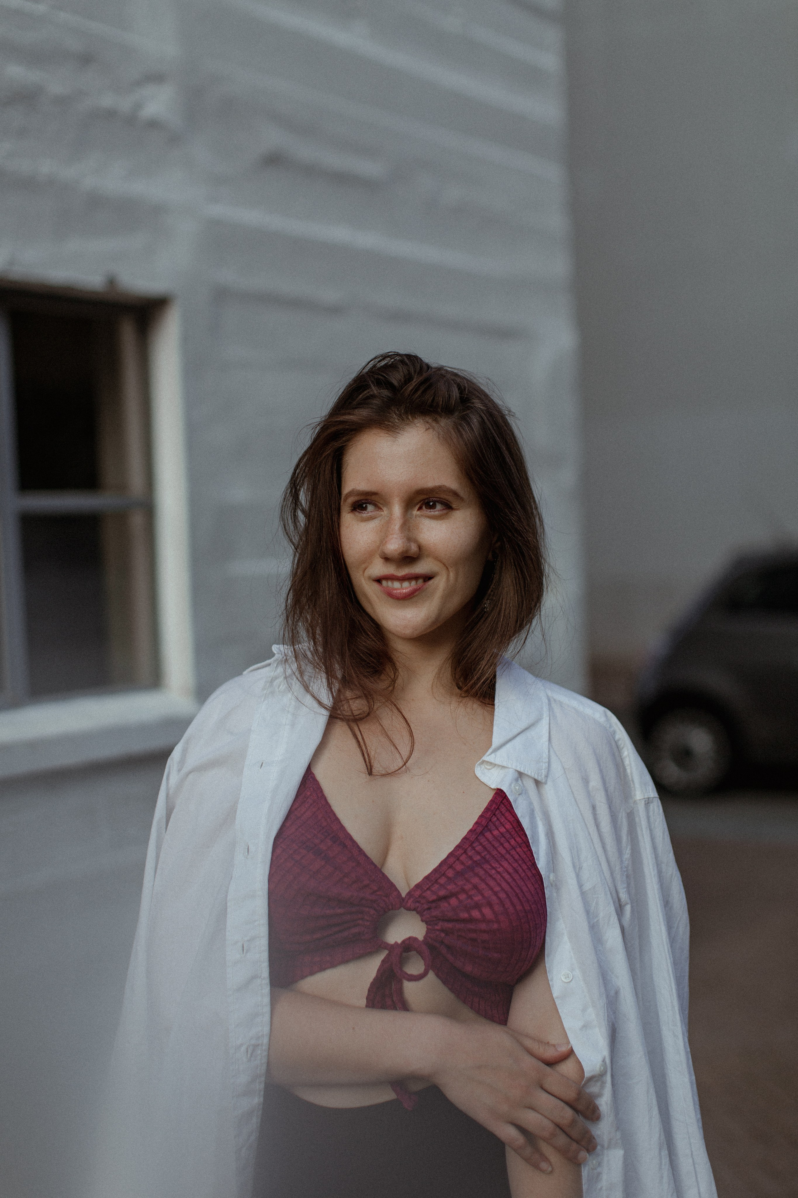 Oksana. The 1st photoshoot in life. True self