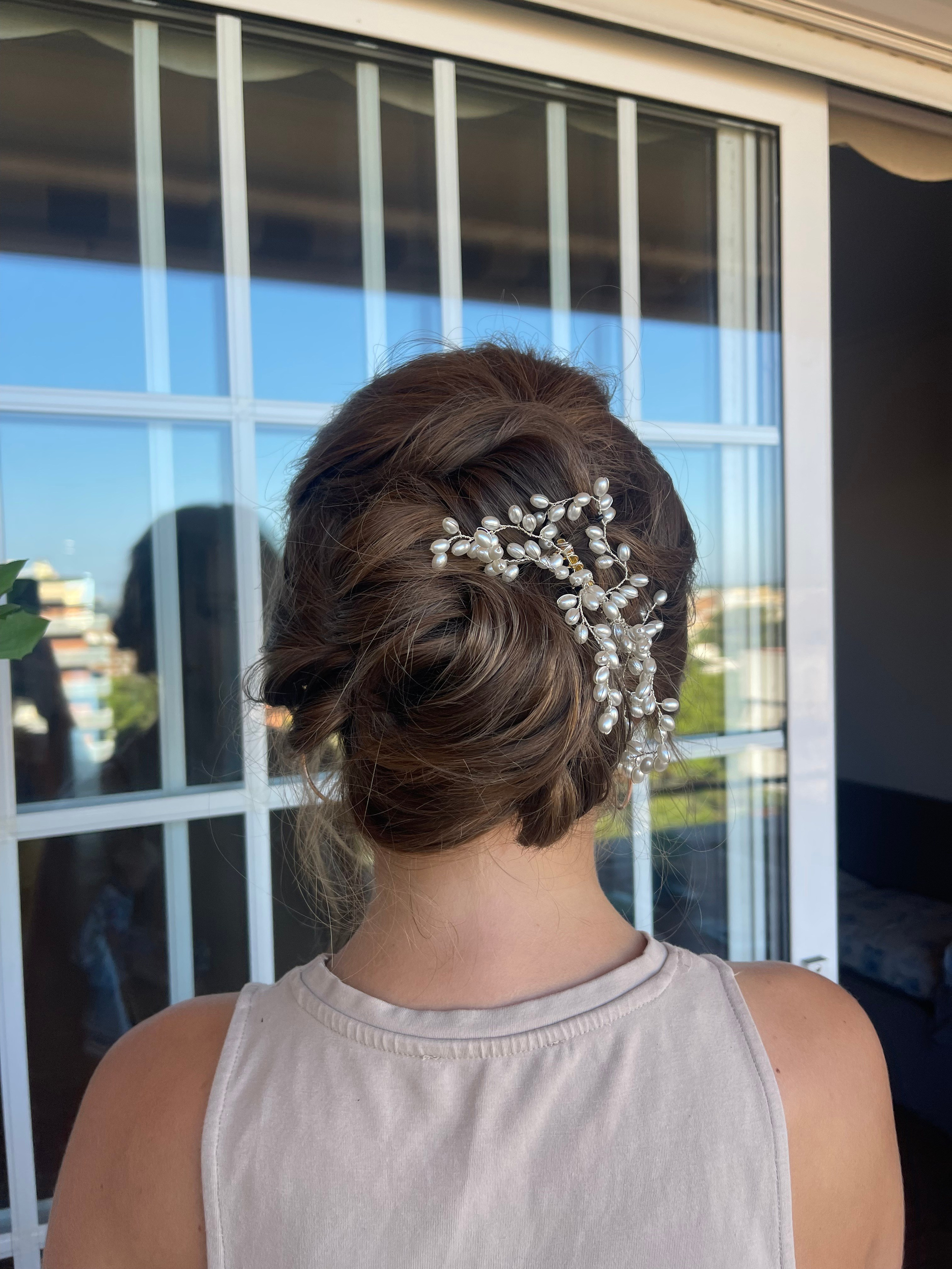 Wedding Hairstyle. DiaBeauty | Makeup and Hairstyle Barcelona, Castelldefels, Sitges