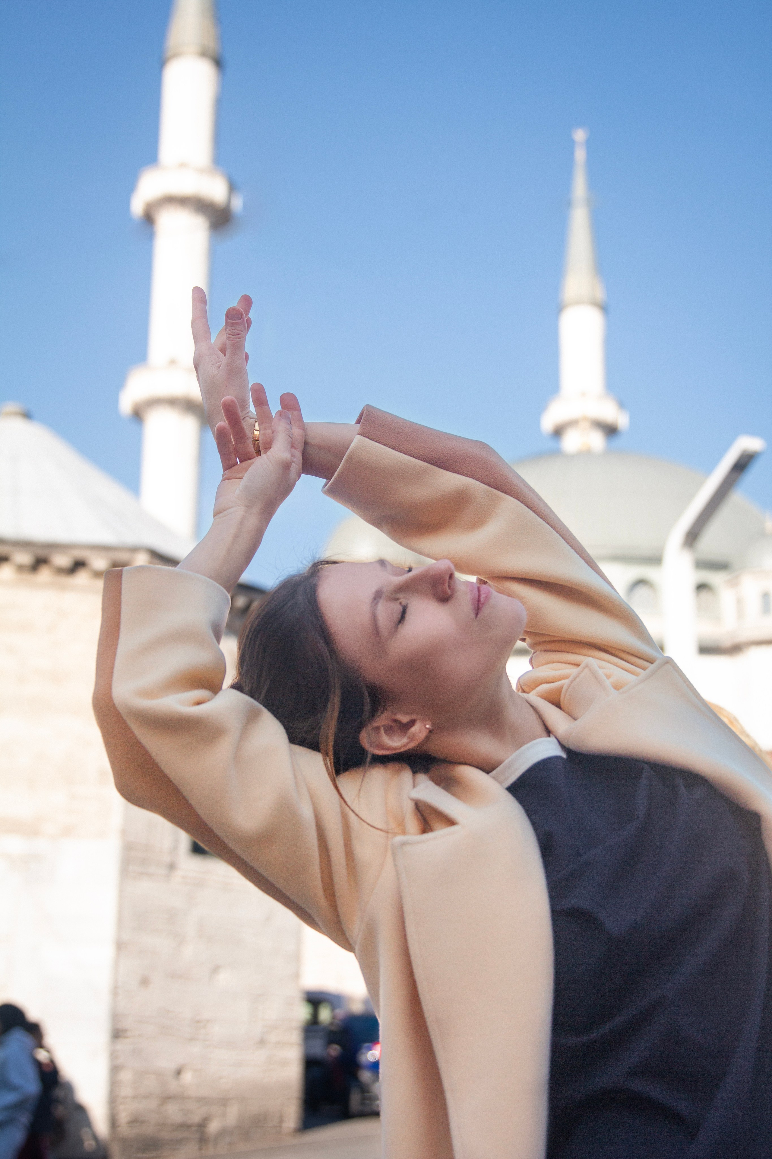 Фотосессия возле мечети Стамбул. Photo shoot near the mosque in Istanbul. 