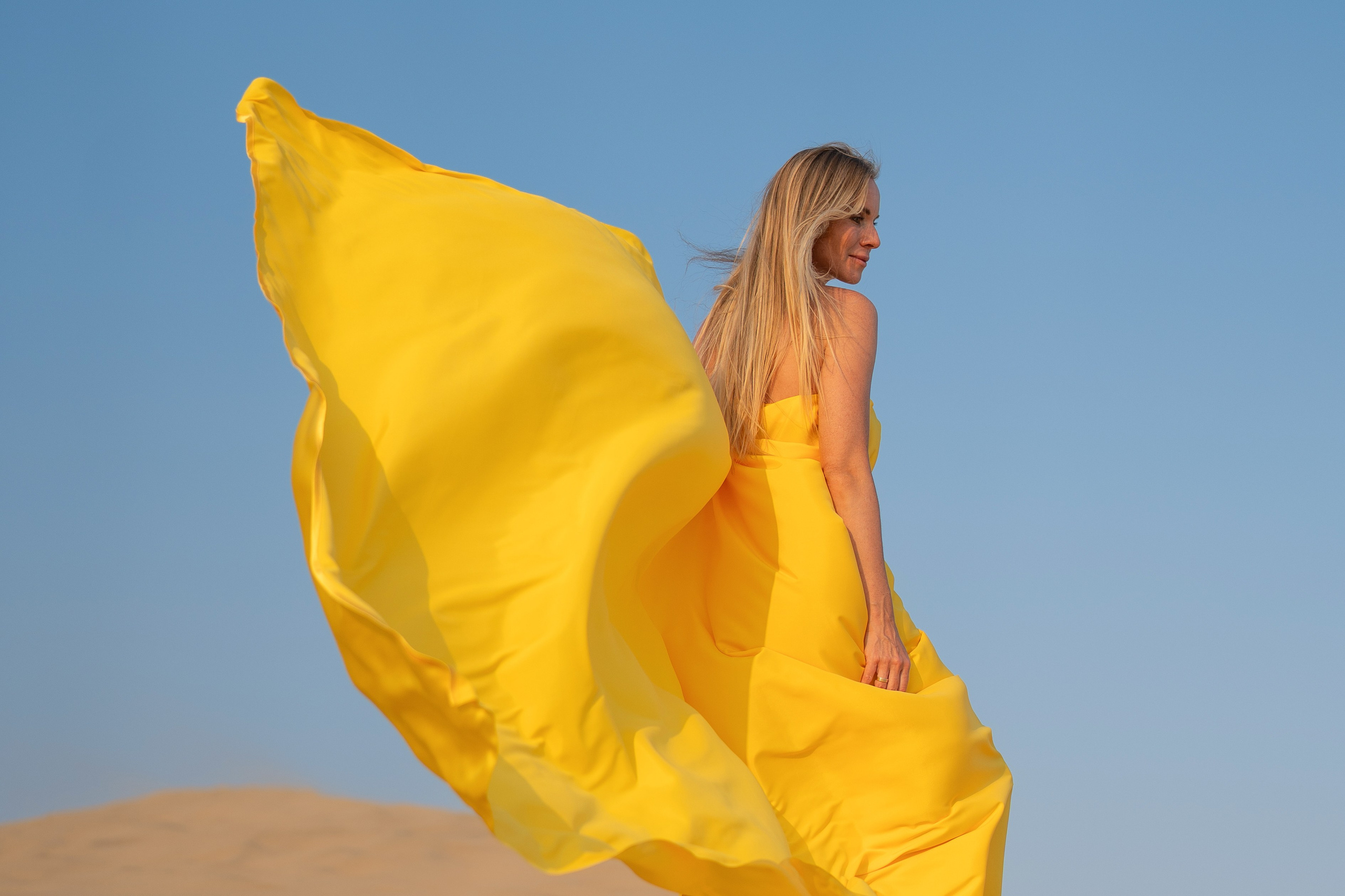 A golden Ray of Sunshine. Family & fashion photographer in Doha