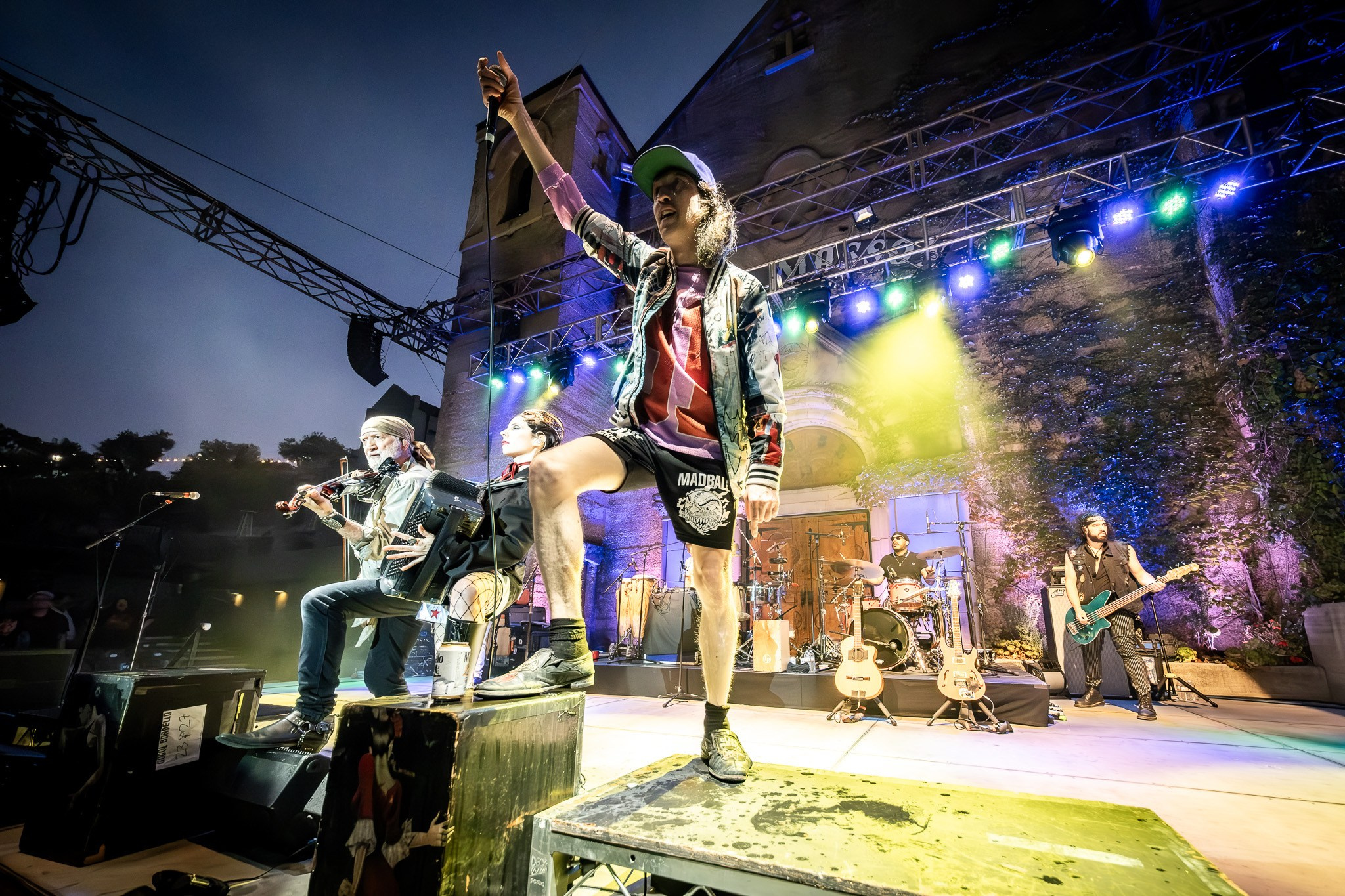 GOGOL BORDELLO / SARATOGA / CA. Reportage concert portrait photography in the San Francisco Bay Area