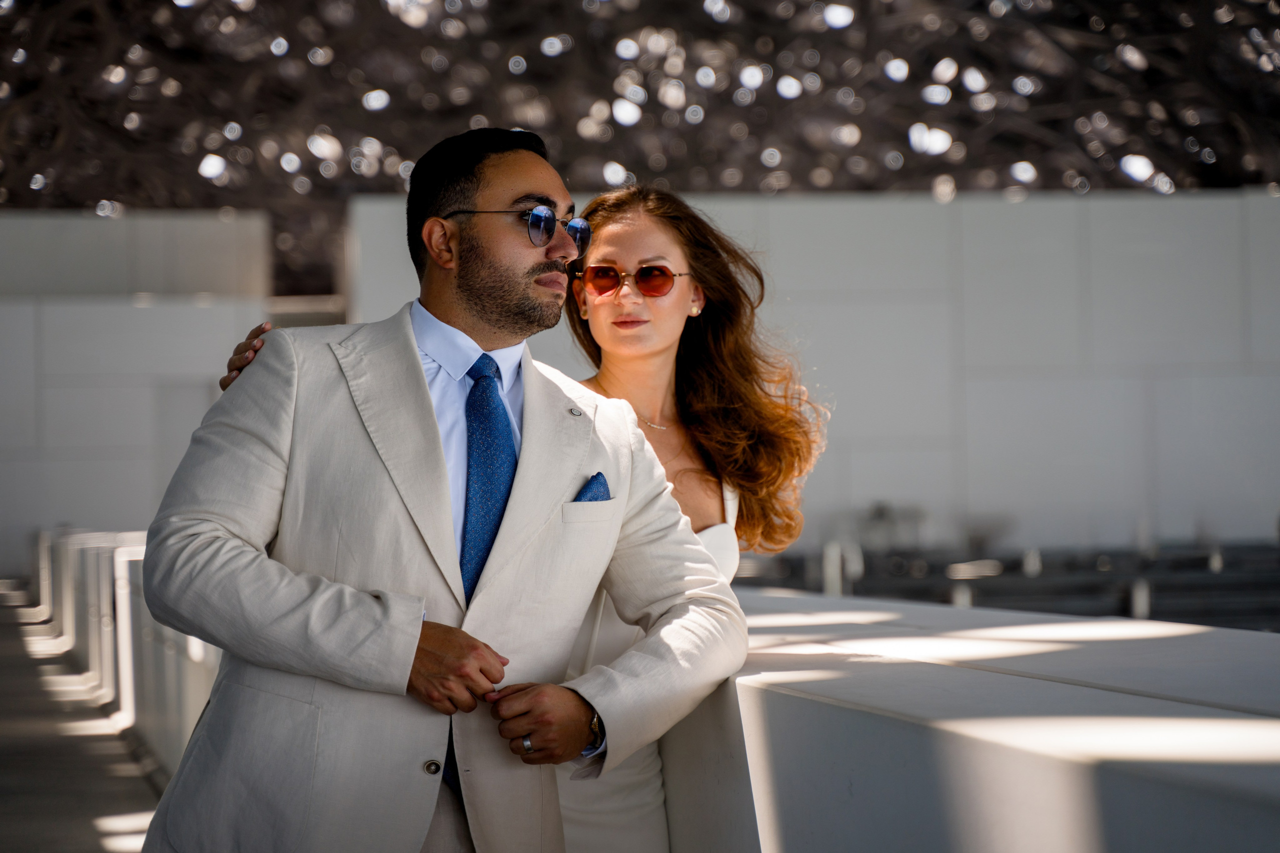 Love story Louvre Abu Dhabi. Фотограф в Абу Даби Марина